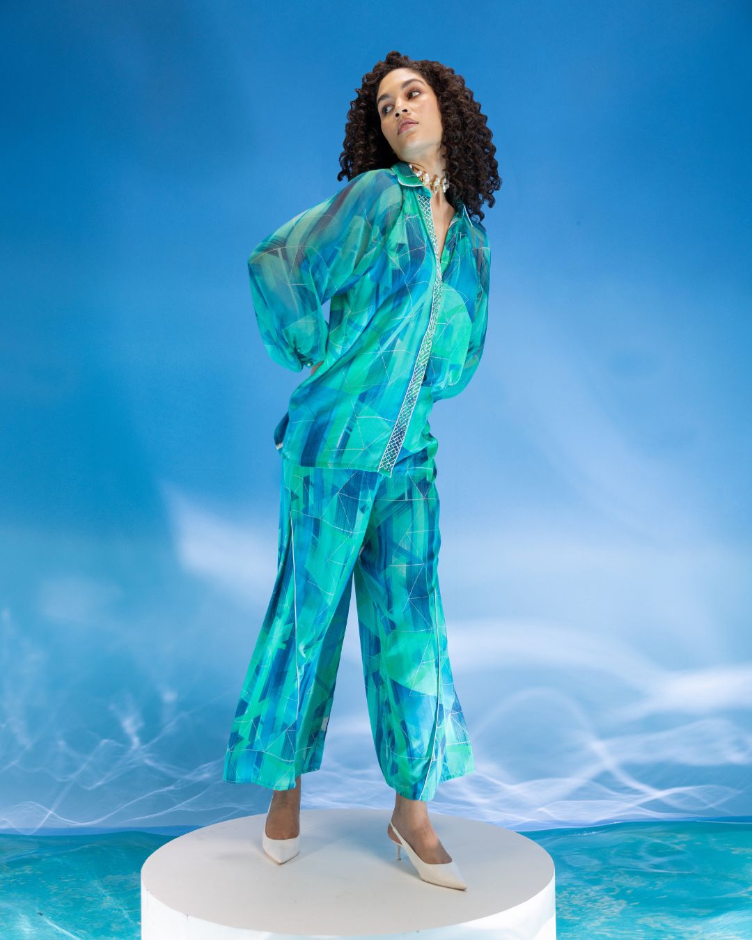 Green Raglan Sleeve Co-Ord Set