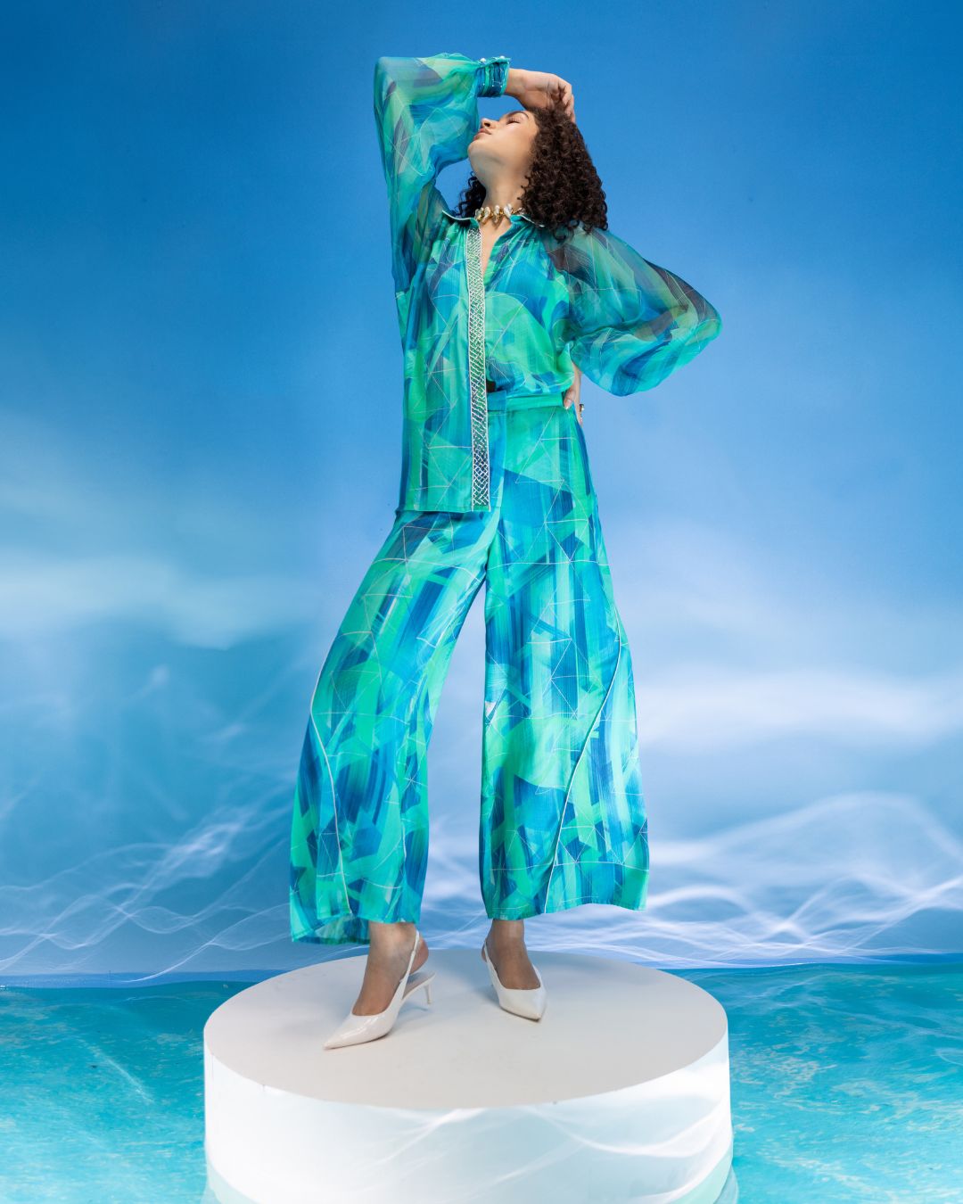 Green Raglan Sleeve Co-Ord Set
