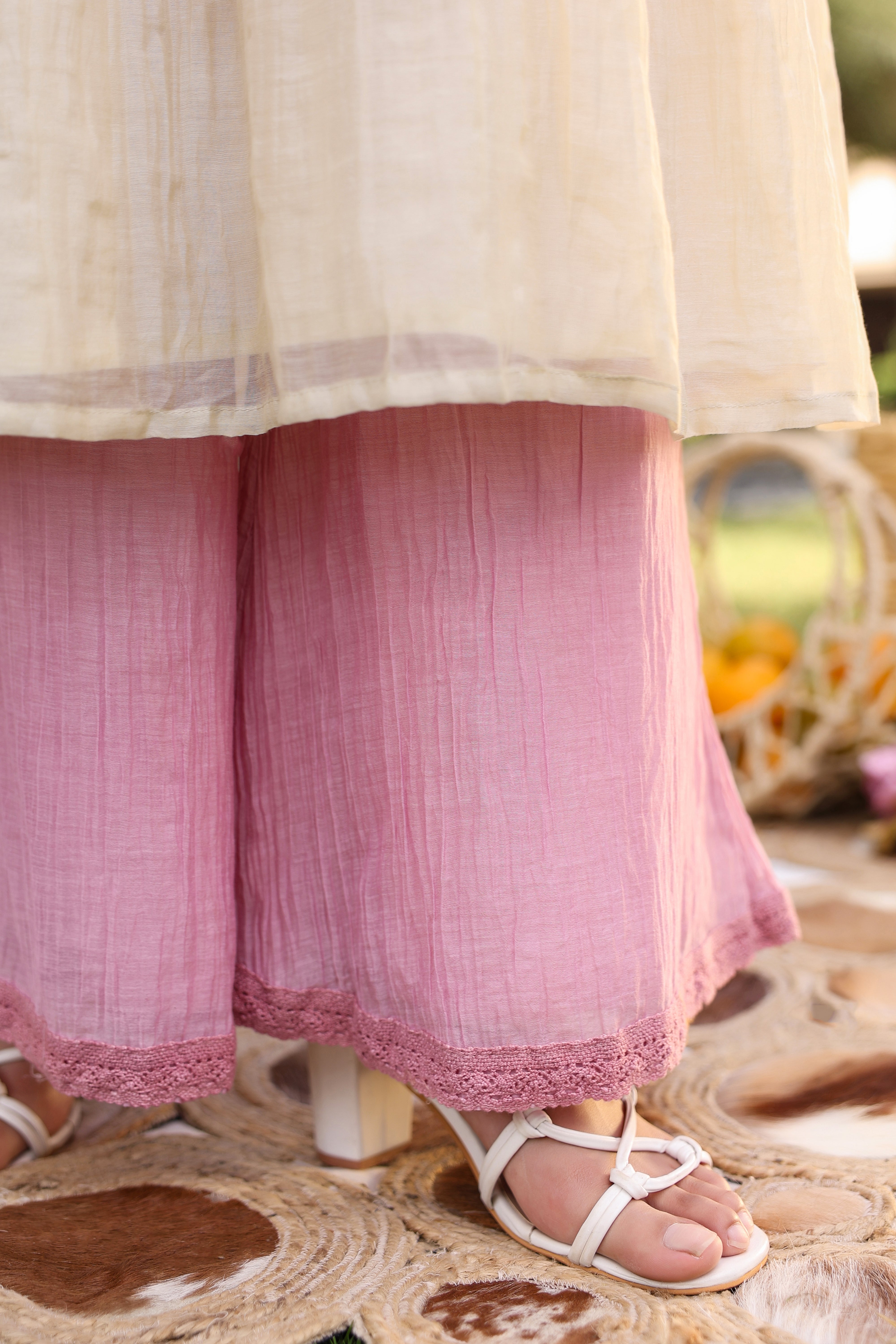 Gul Pink Ombre Long Coord Set