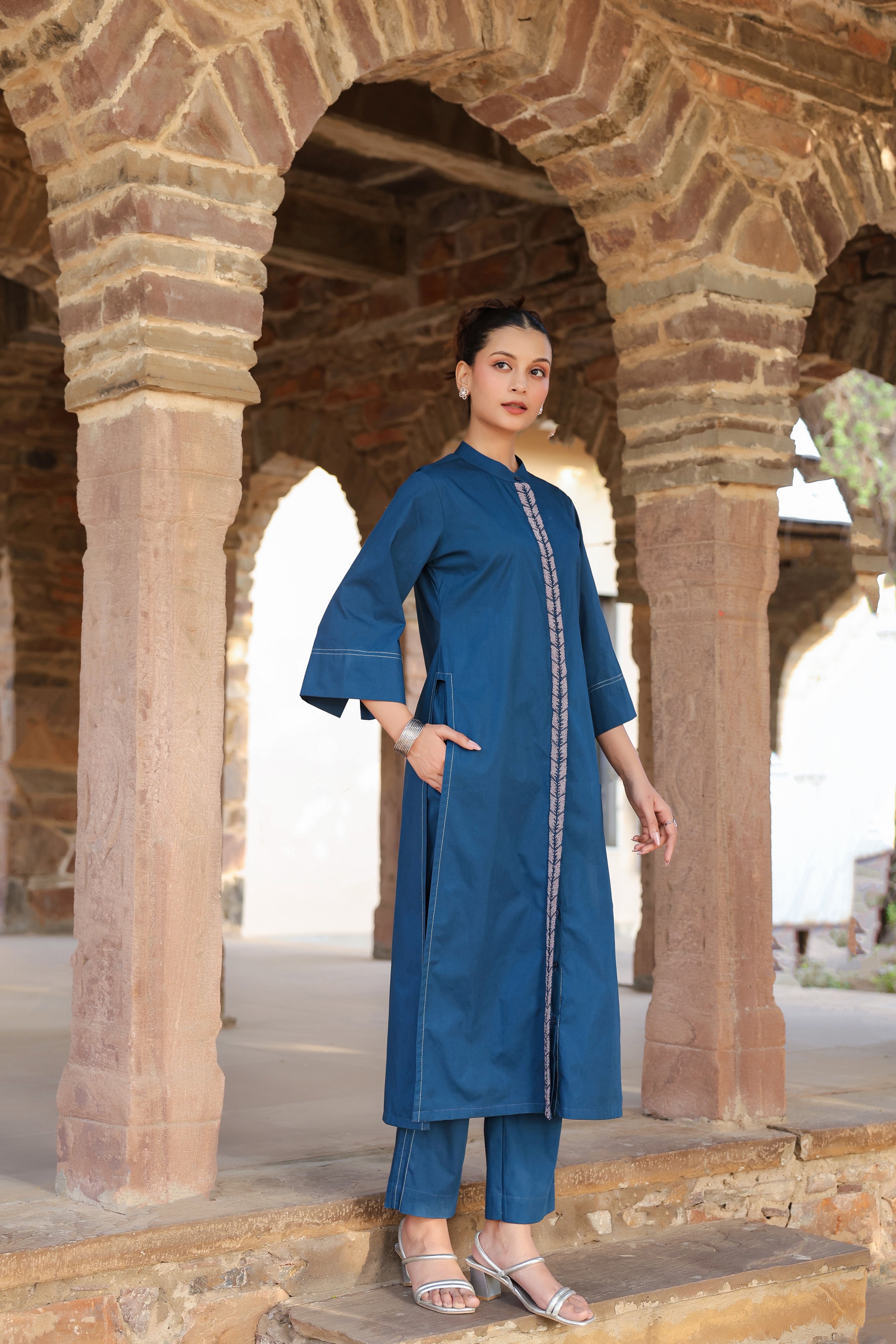 Long Kurta Coord Set