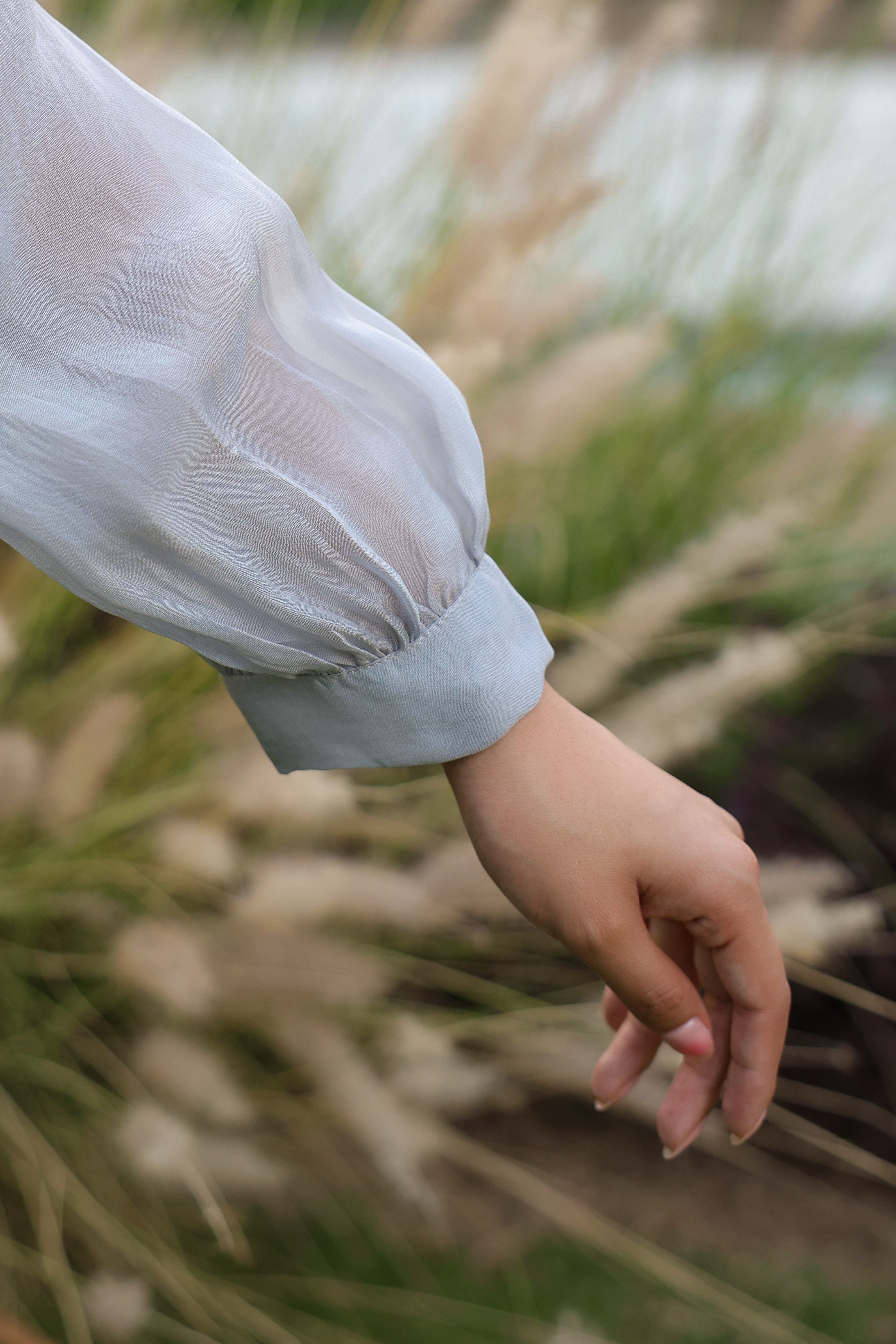 Organza Shirt with Vest