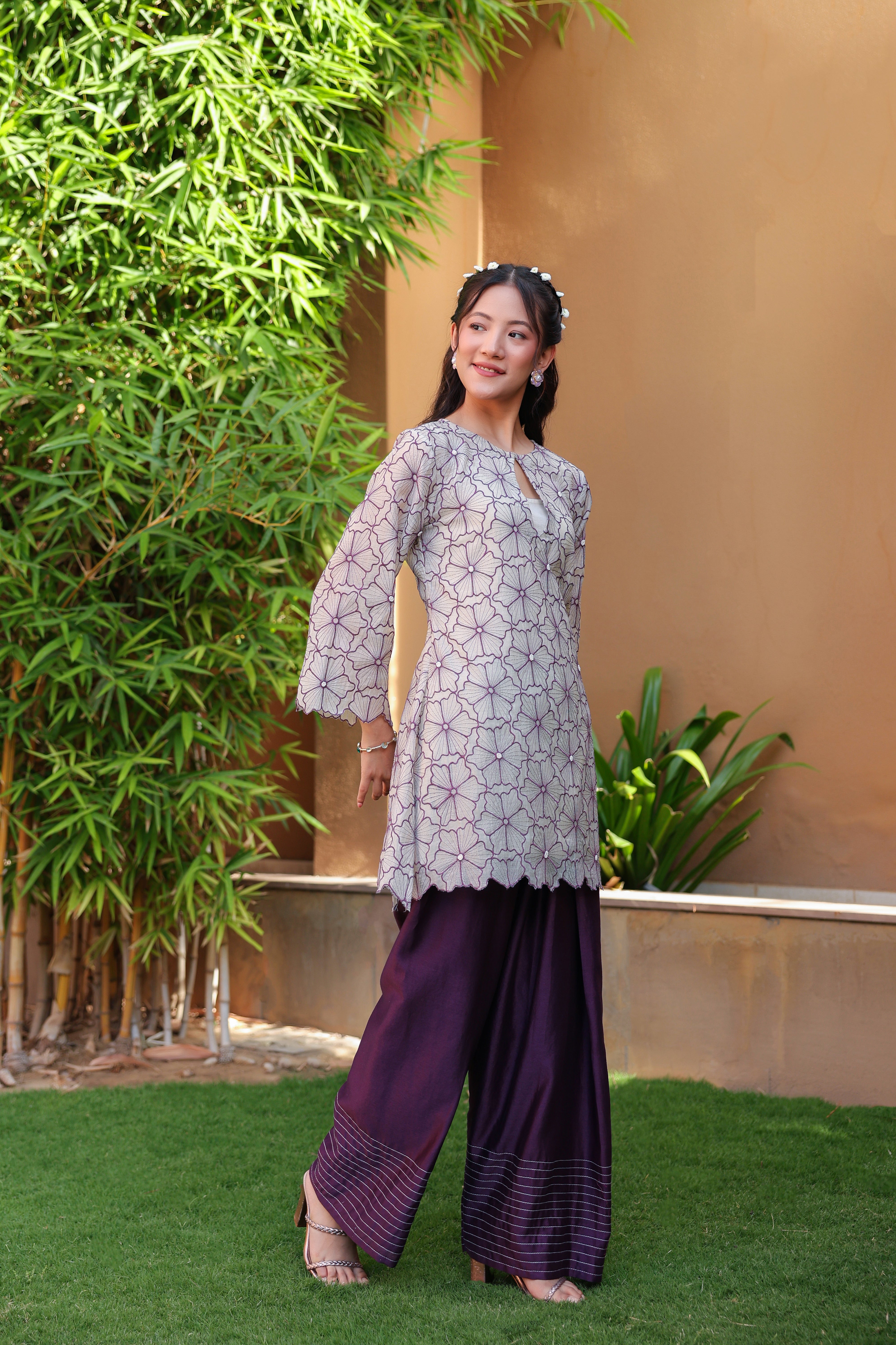 Gul Purple Farsi Set