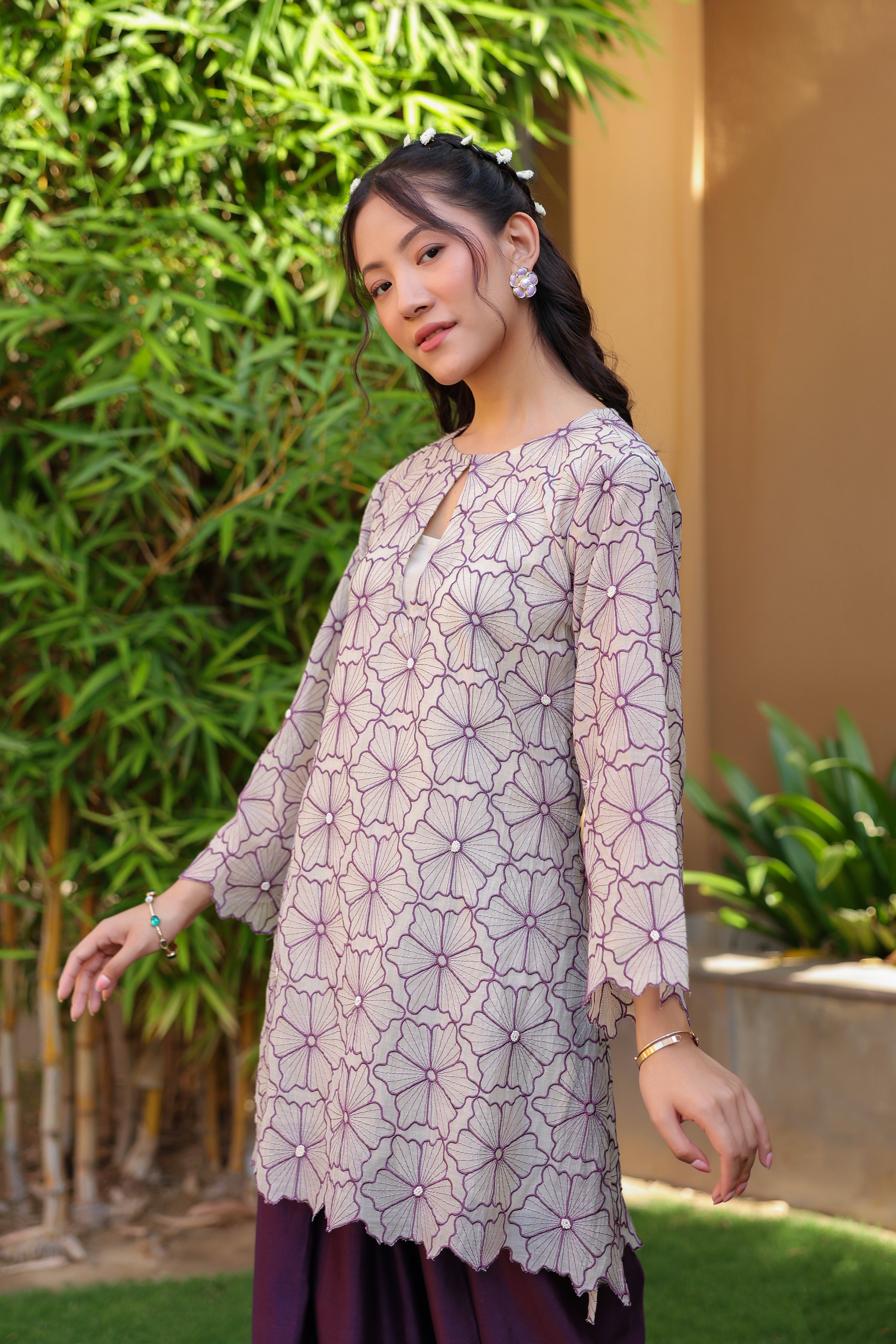 Gul Purple Farsi Set