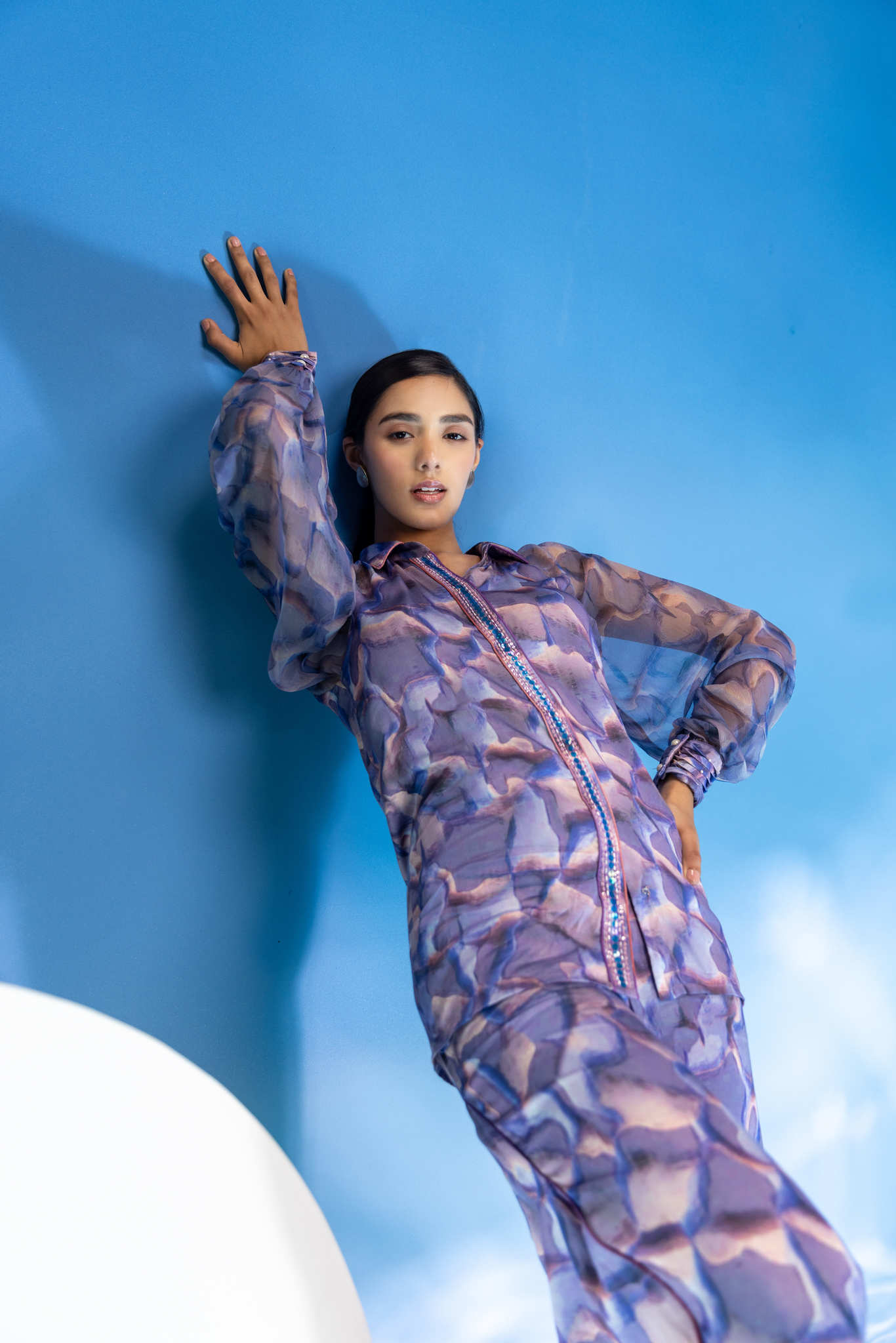 Marble Raglan Sleeve co-Ord Set