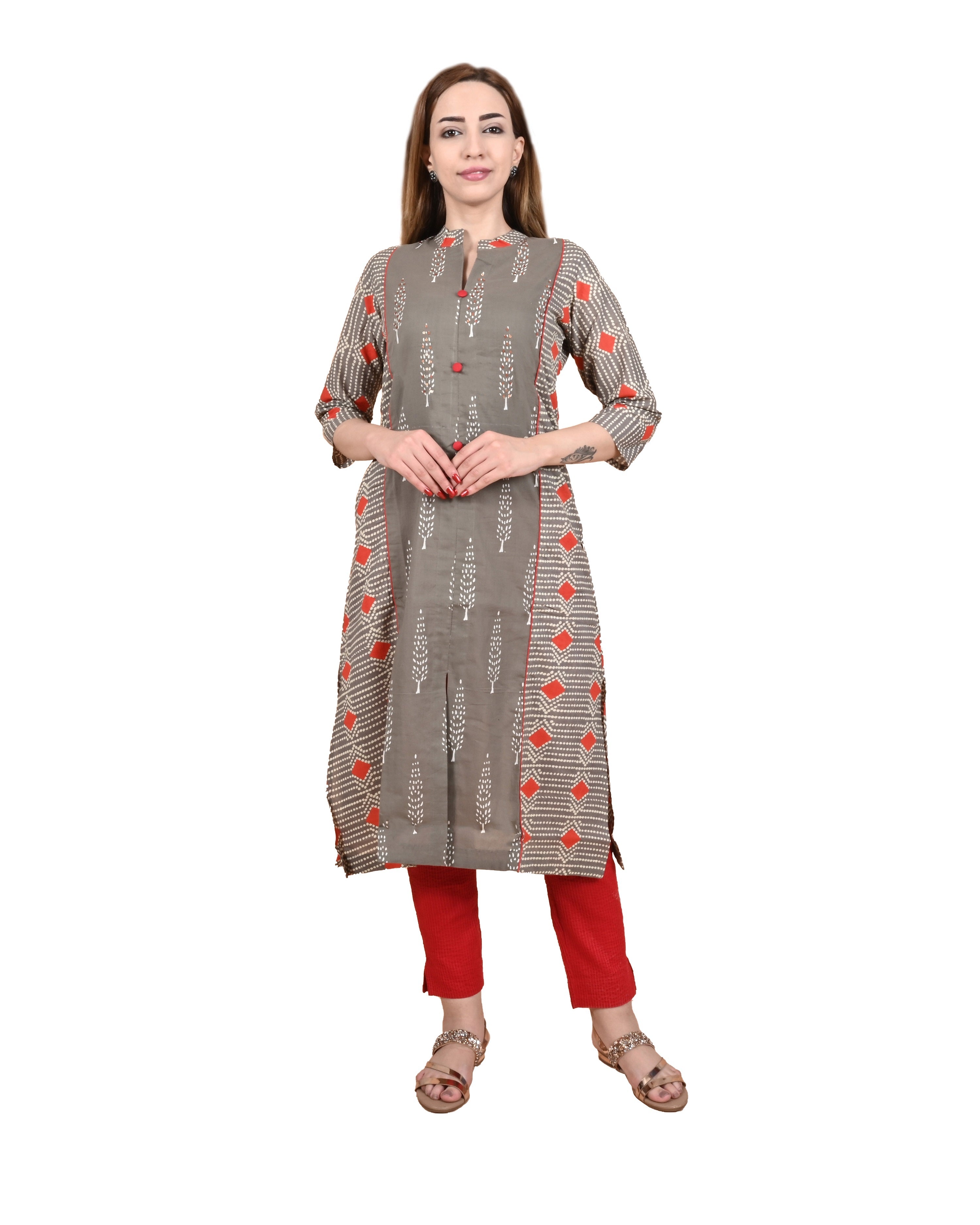 Dotted Buta Kurta
