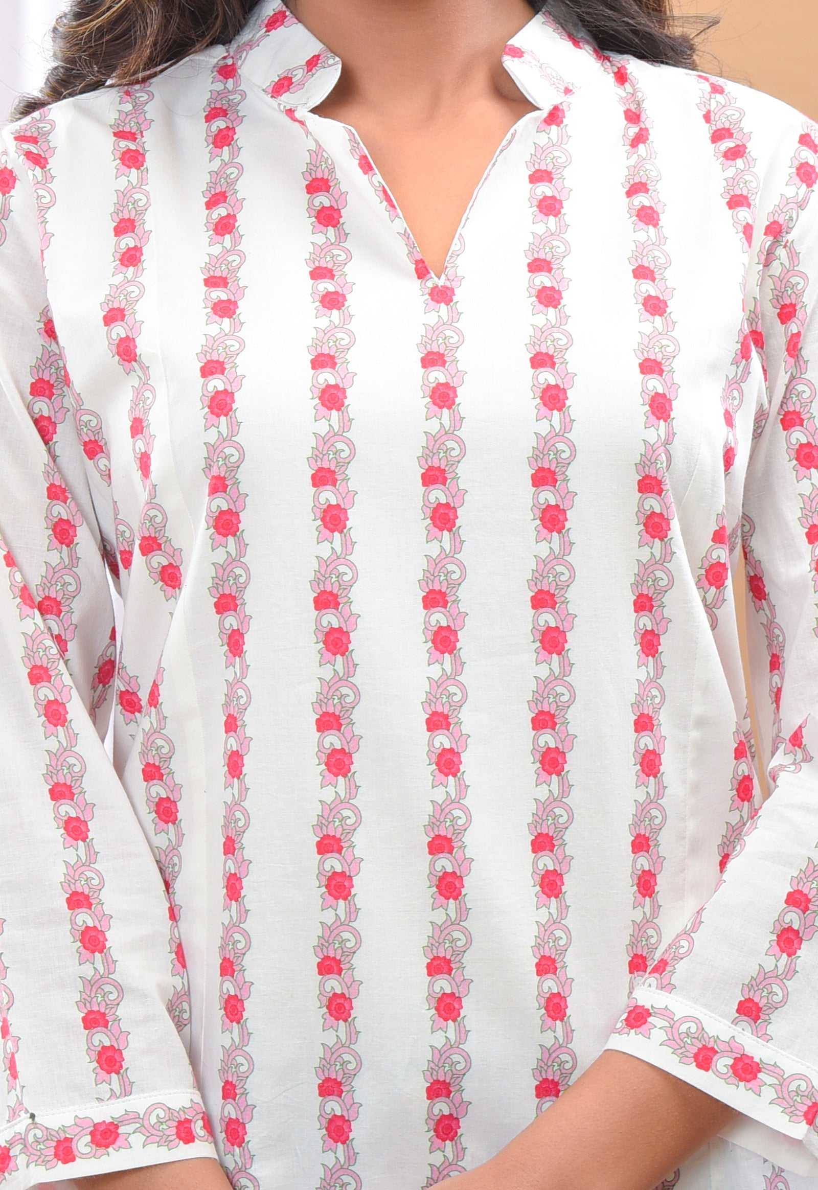 Mughal Border Short Kurti