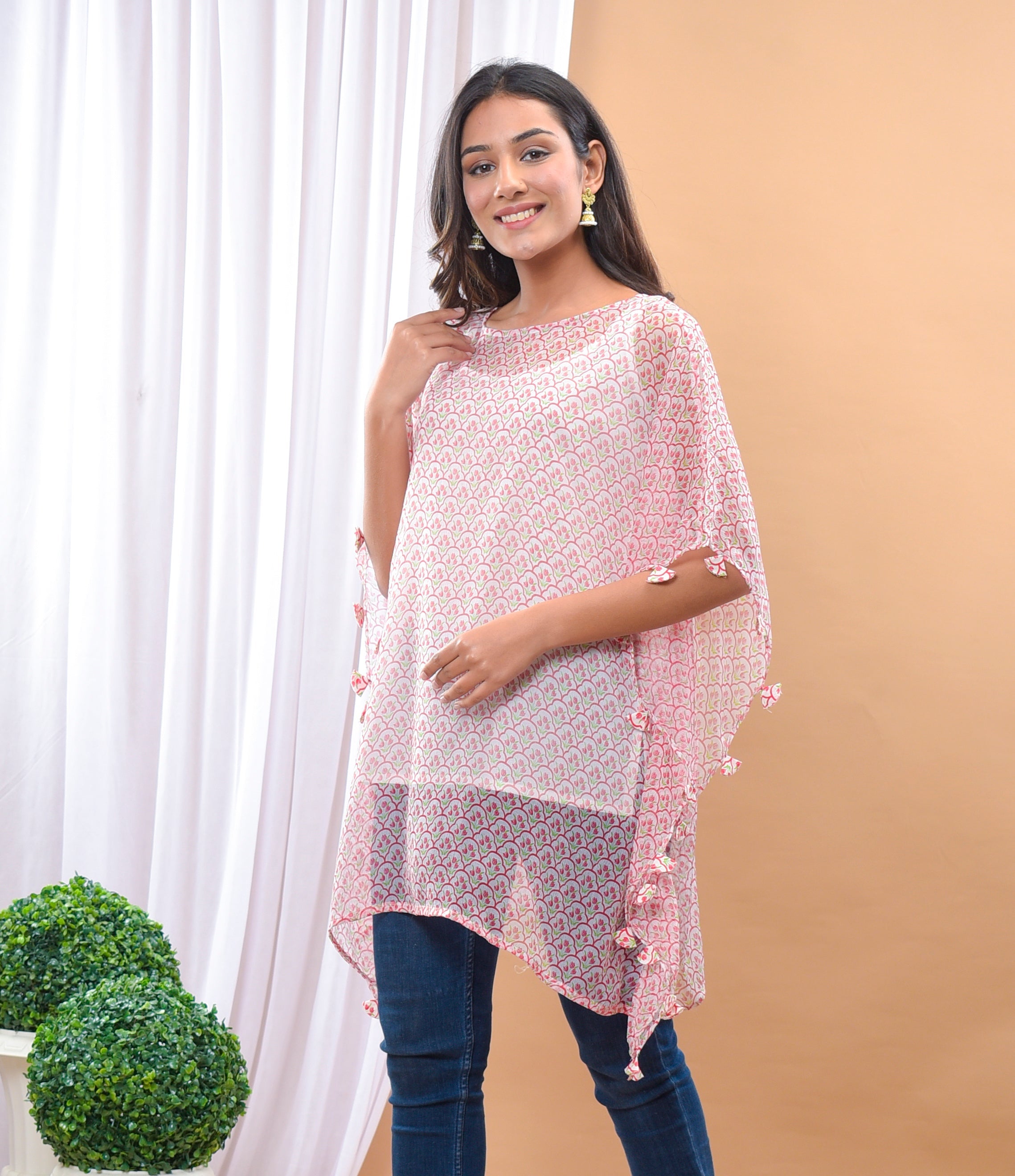 Jharokha White Kaftan