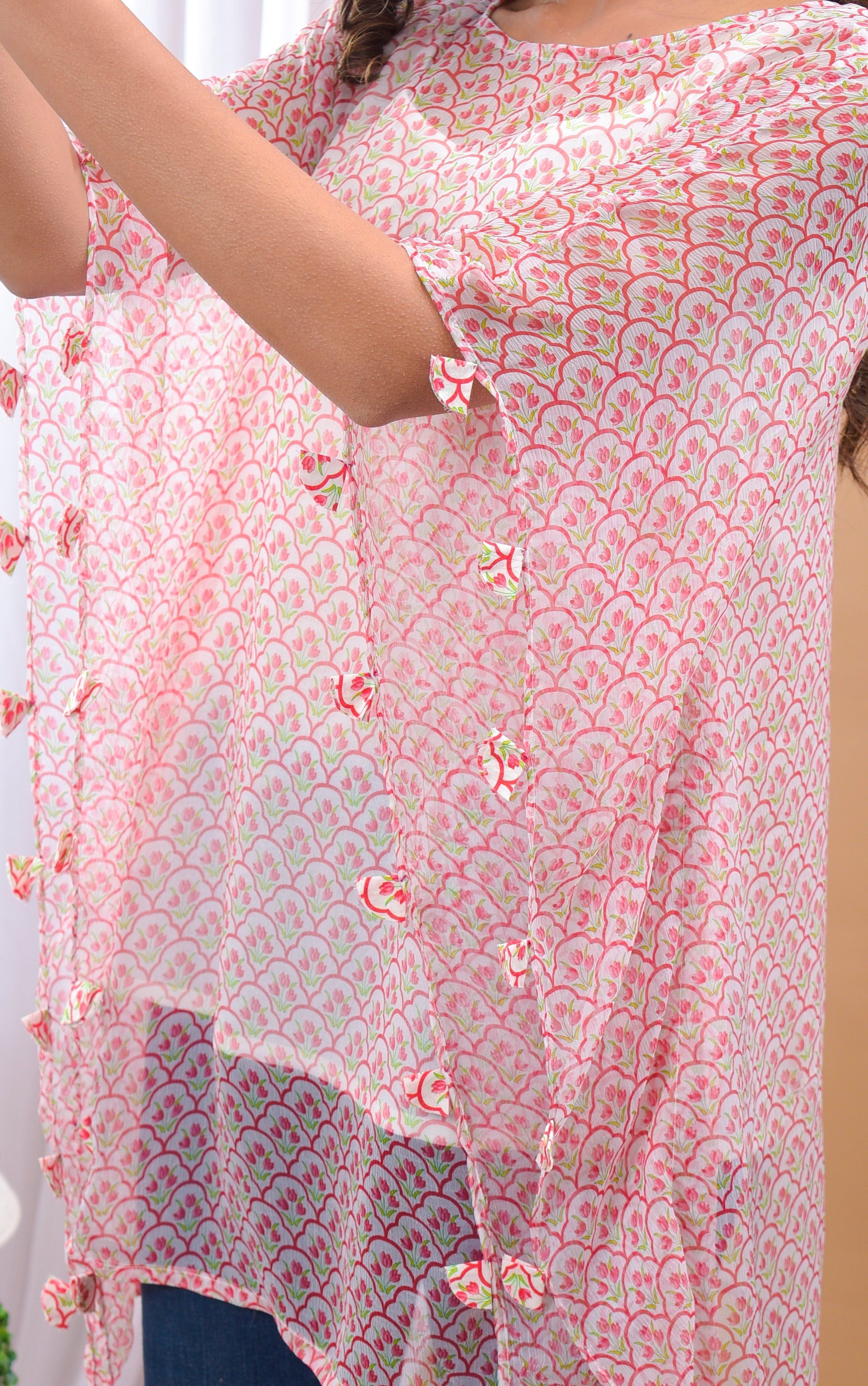 Jharokha White Kaftan