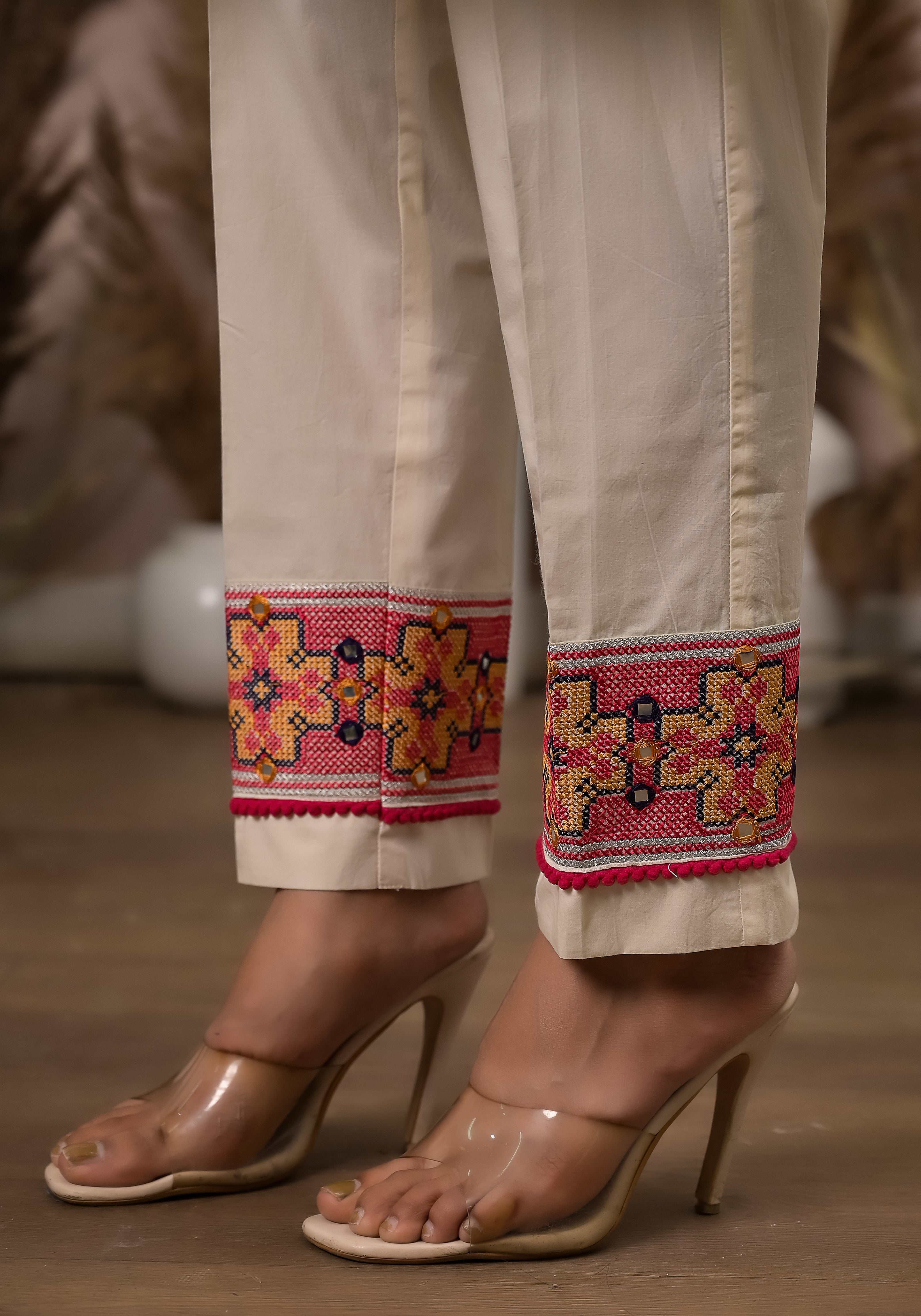 Sharon Yoke Beige Co-ord (Set of 2)