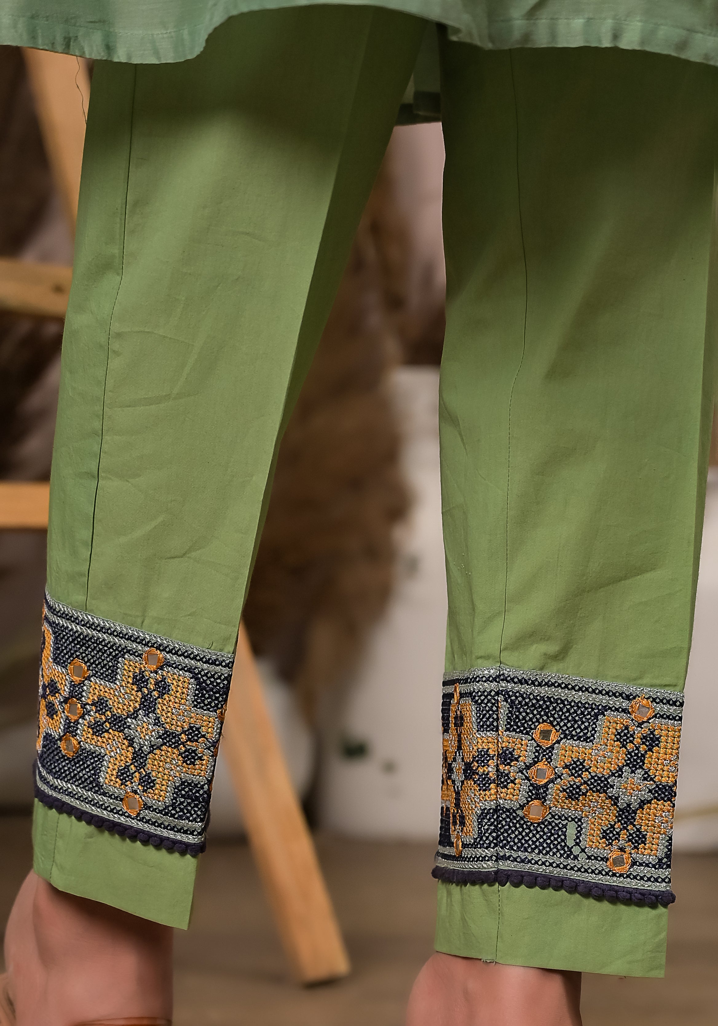 Pista Green Patch Co-Ord (Set of 2)