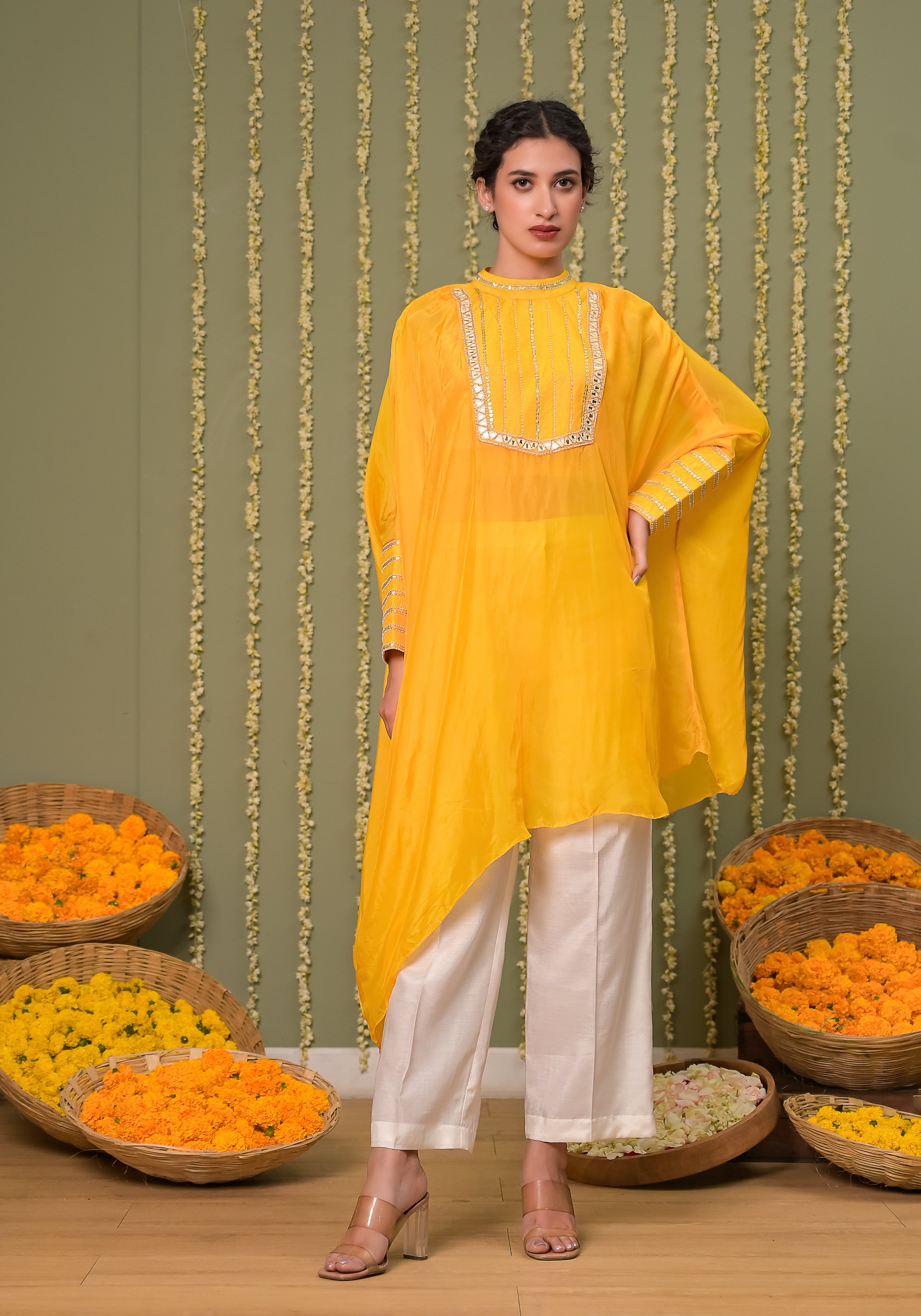 Amiya Kaftan Set-3Pcs