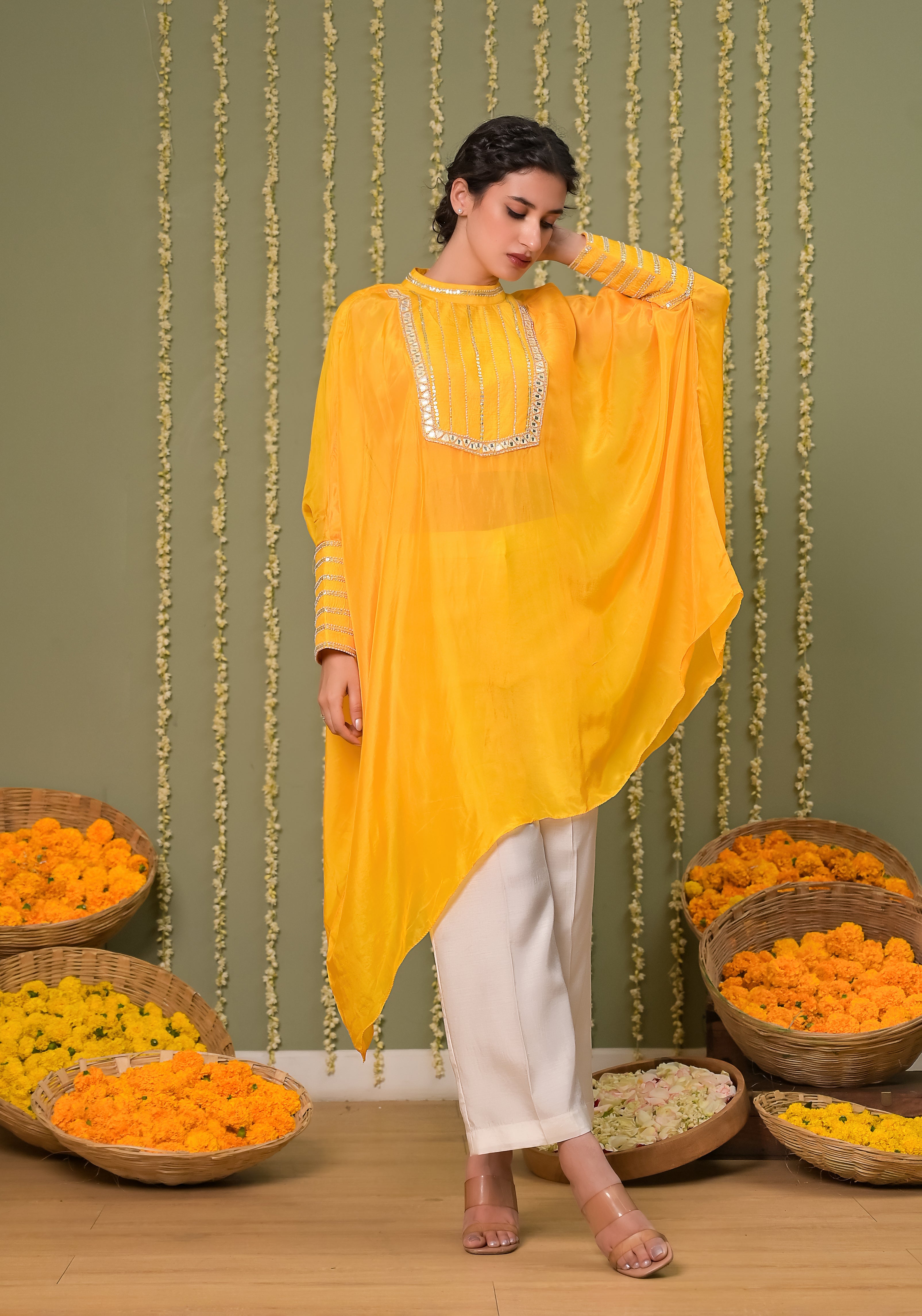 Amiya Kaftan Set-3Pcs