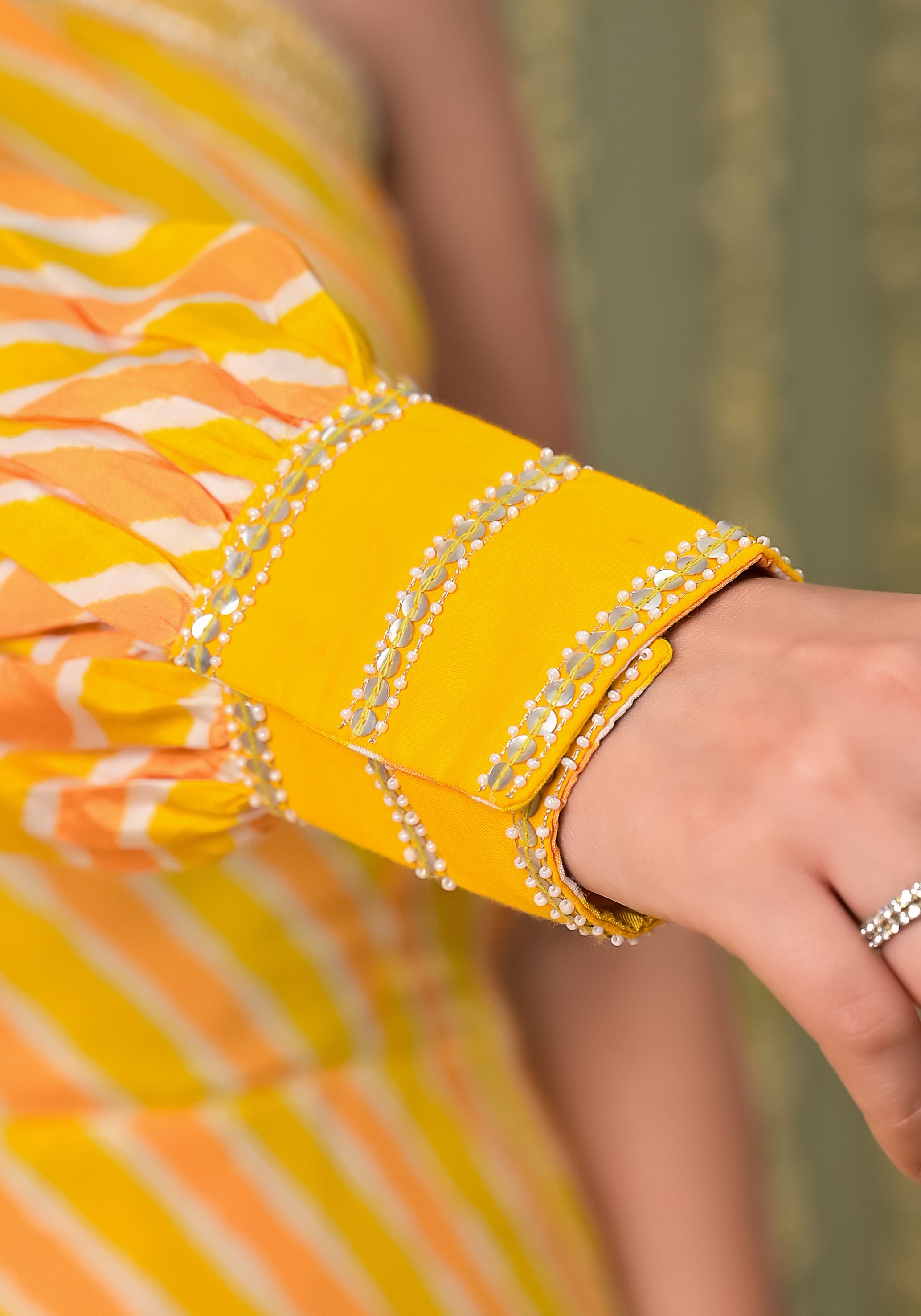 Amiya Leheriya Printed Off Shoulder Top with Sharara