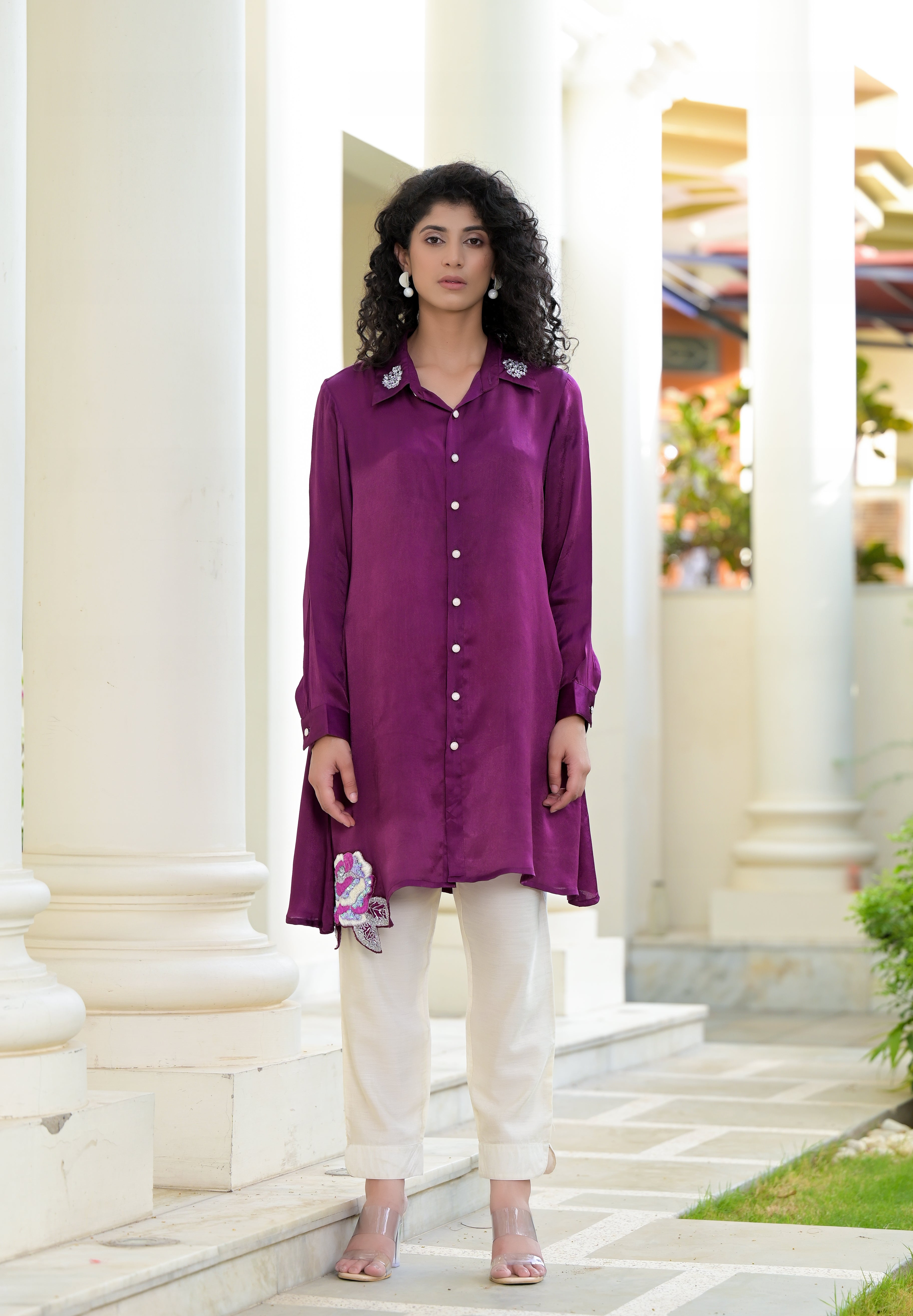 Poppy Purple Co- ord Set -2pcs