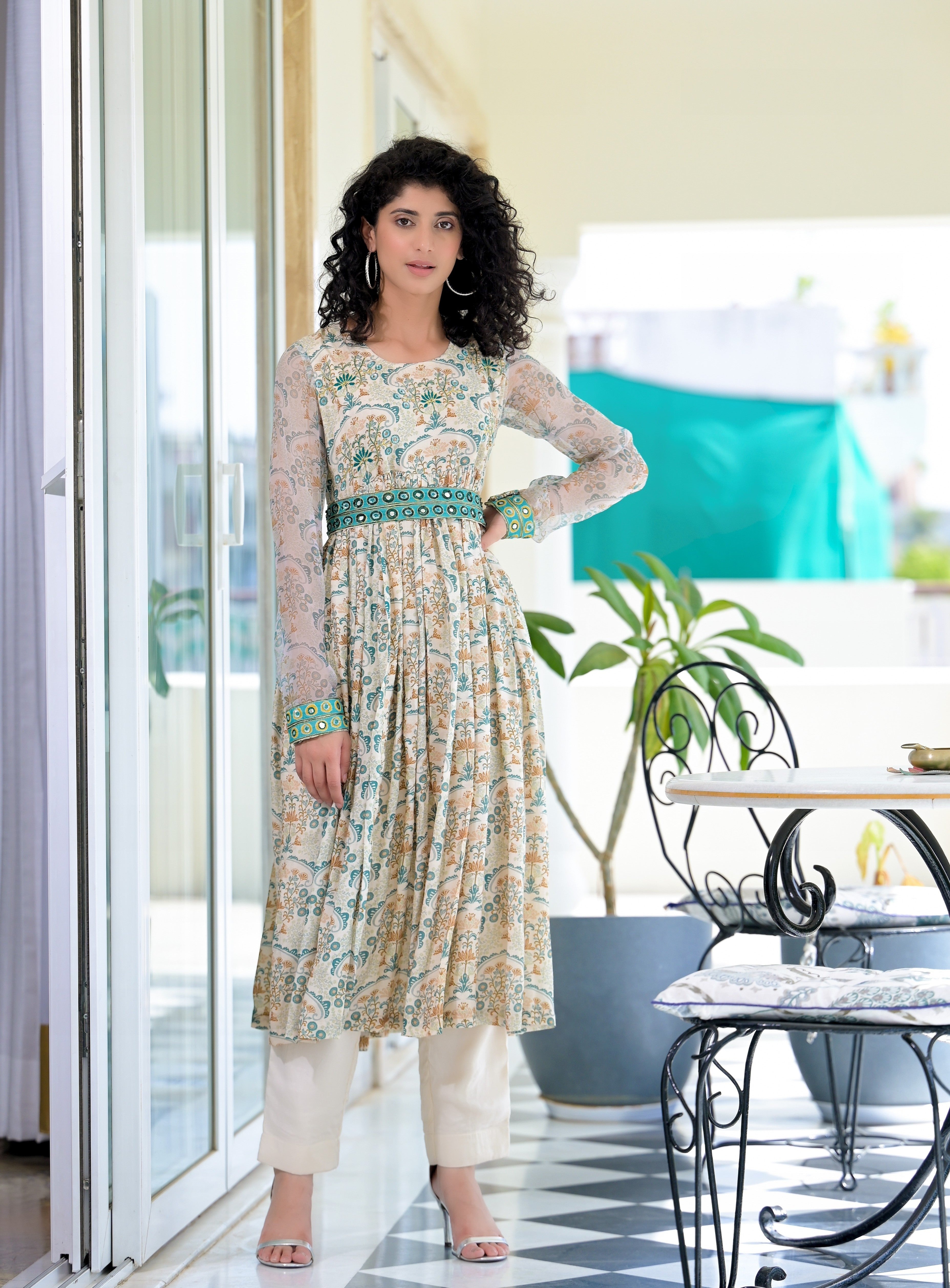 Anarkali Suit Set - 3Pcs