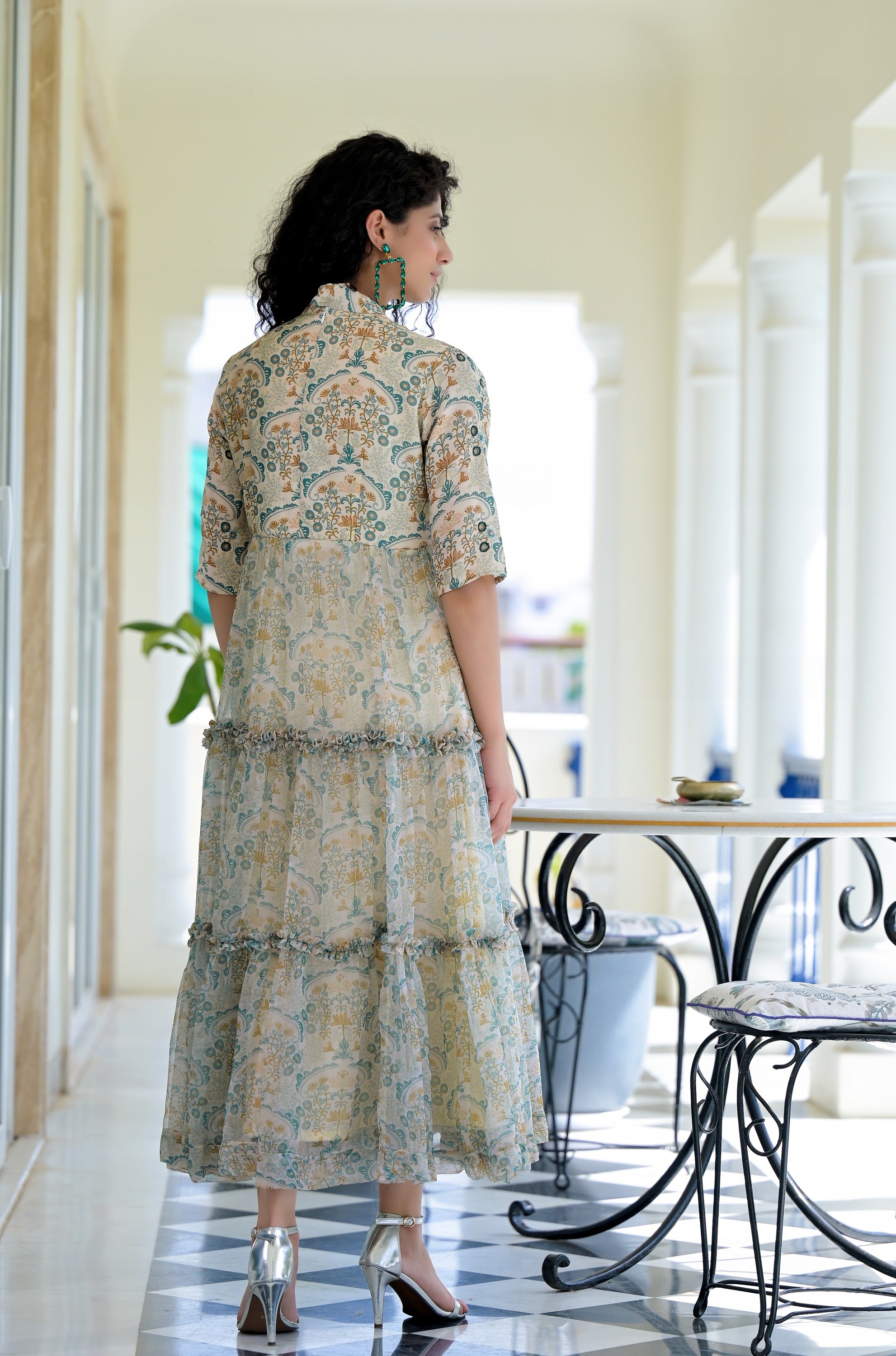 Florentina Floral Tier Dress