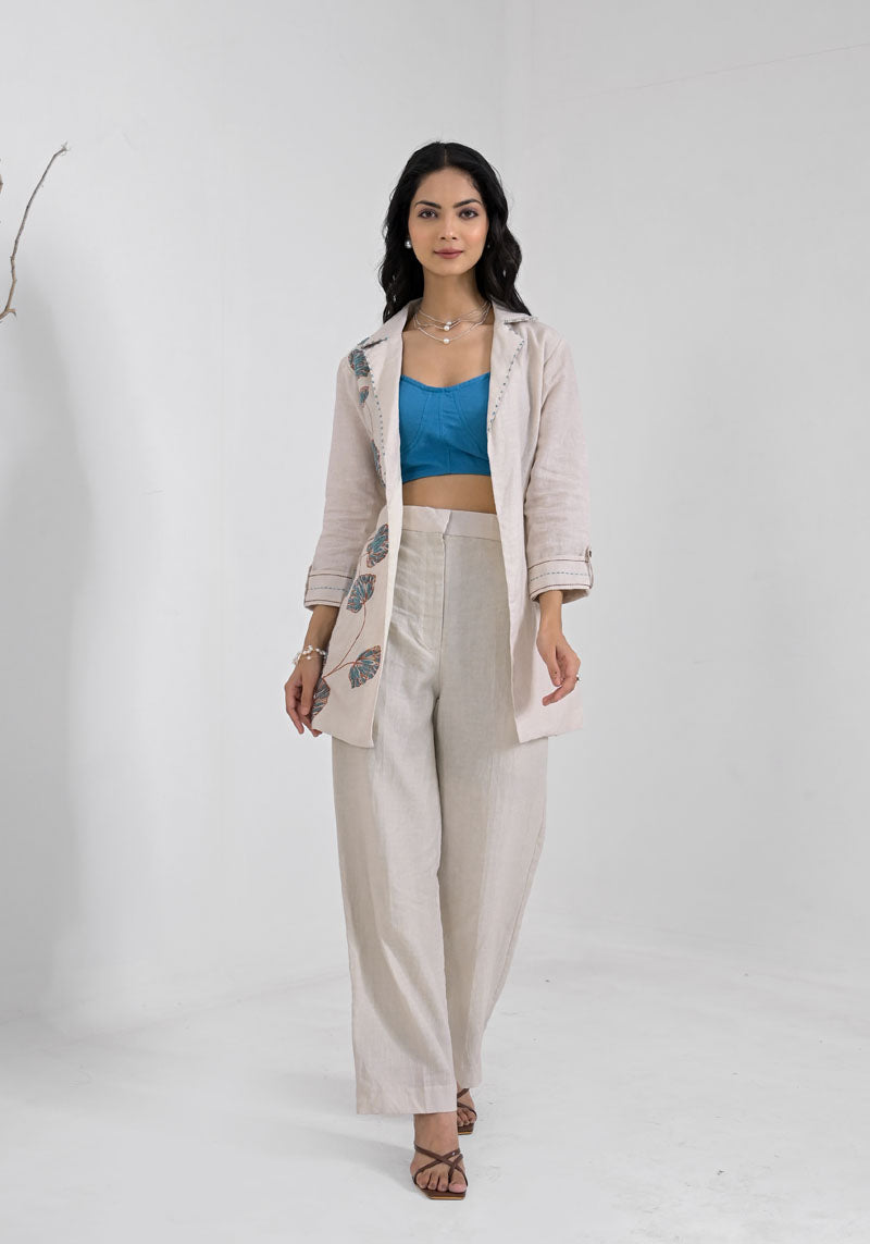 Breeze Blue Jacket Set-3pcs