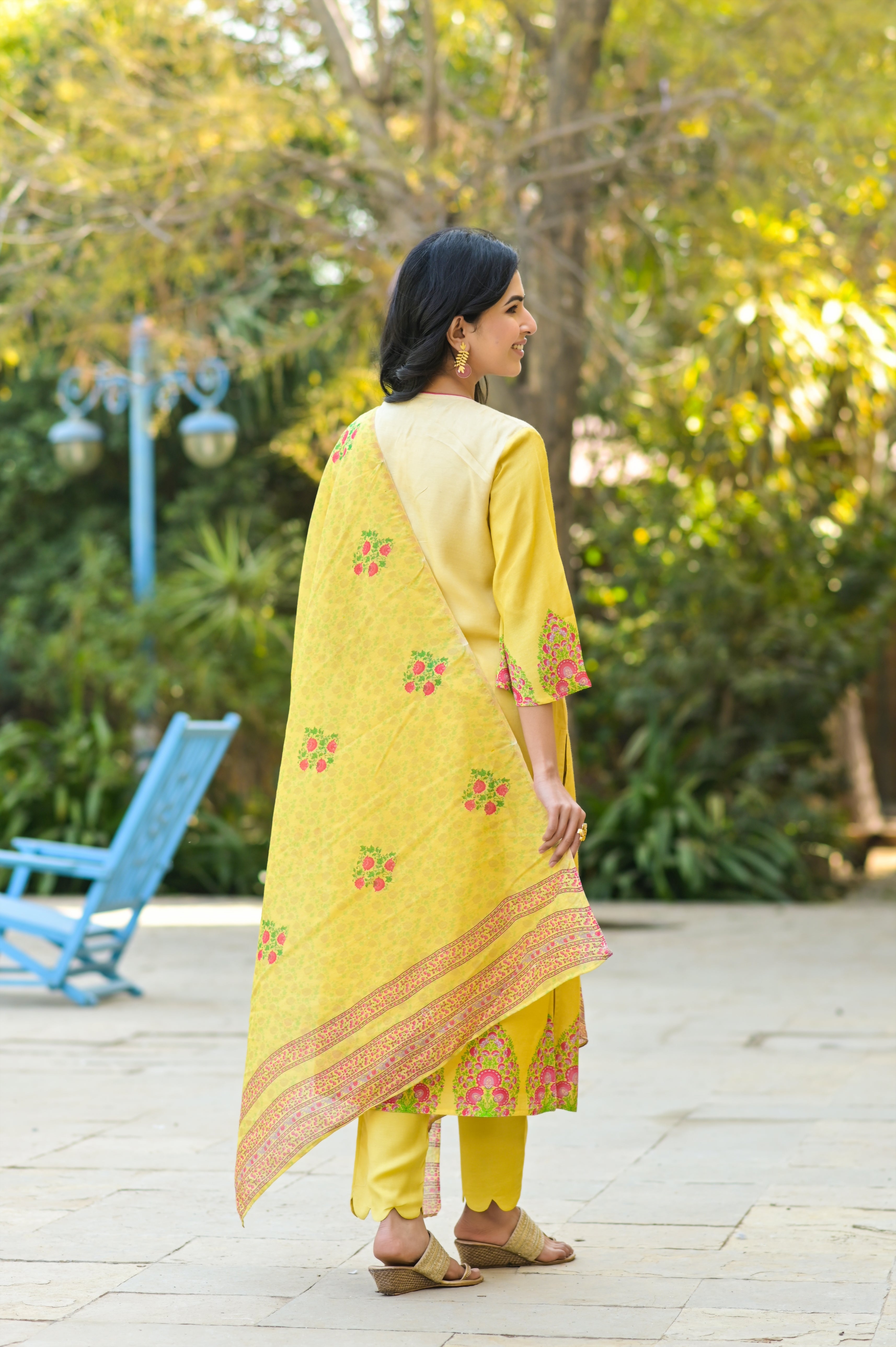 Ombre Paan Kurta Set-2pcs