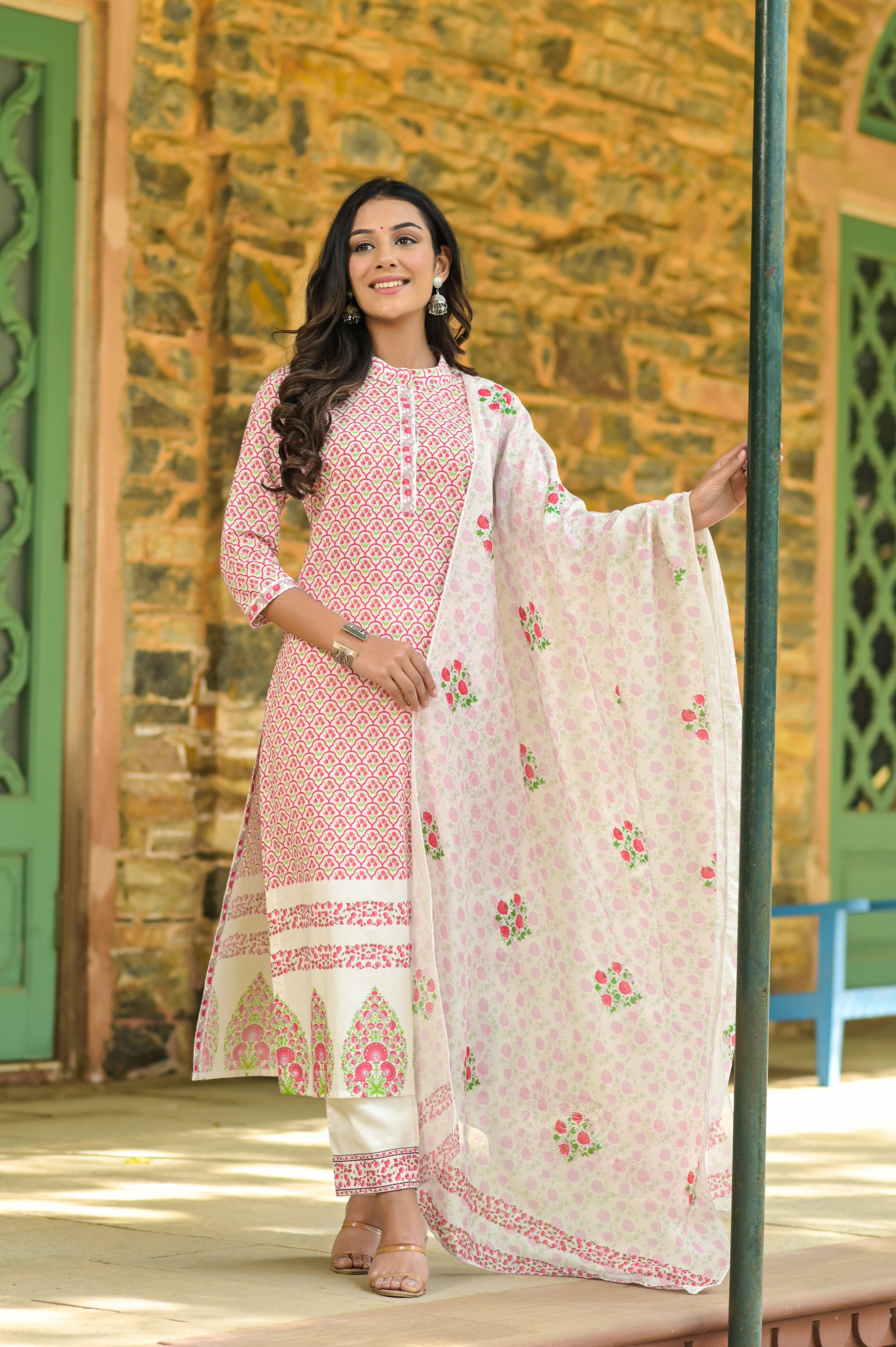 Jharokha Placement Kurta