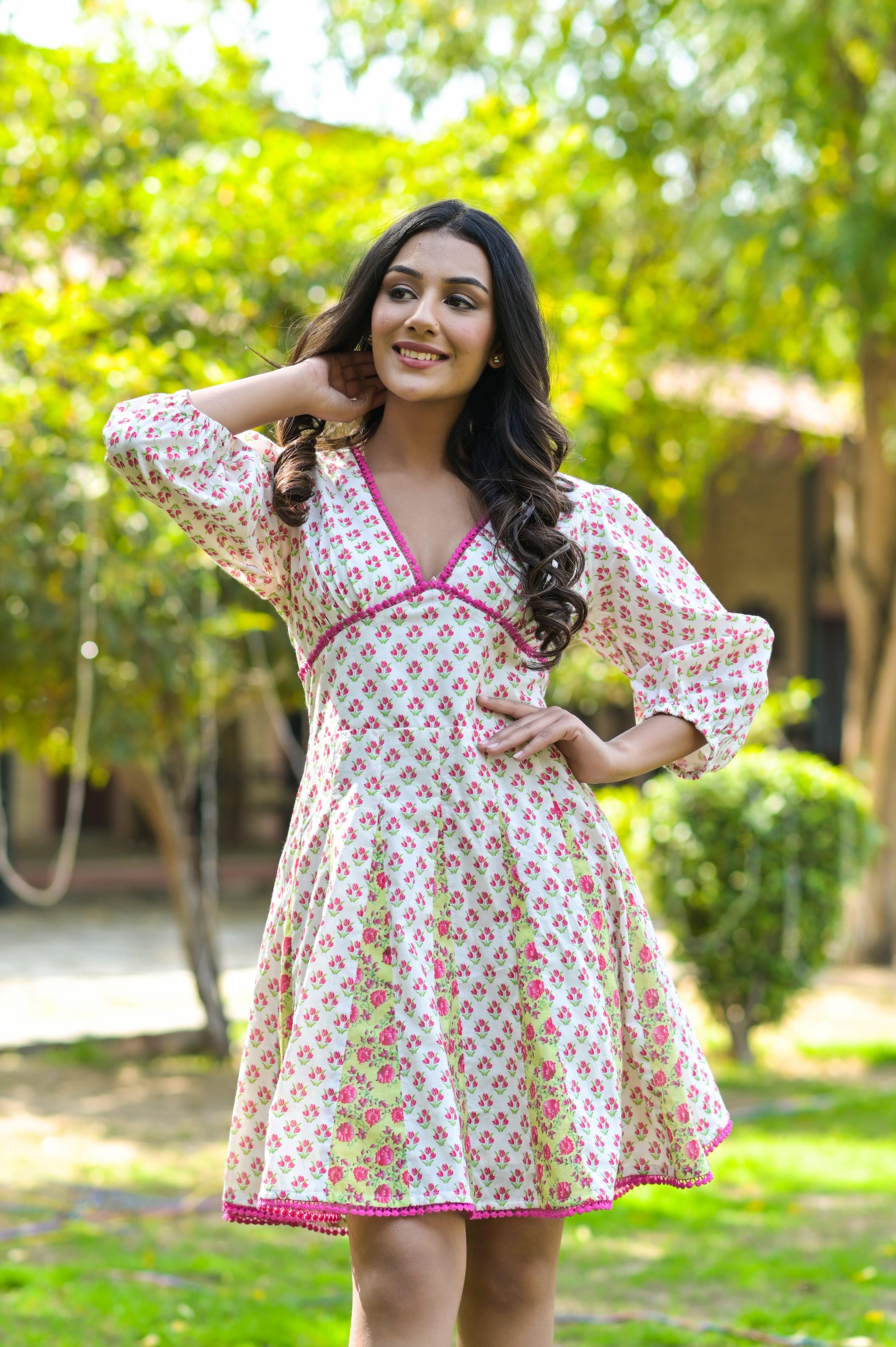 Tulip Waist Fit Dress