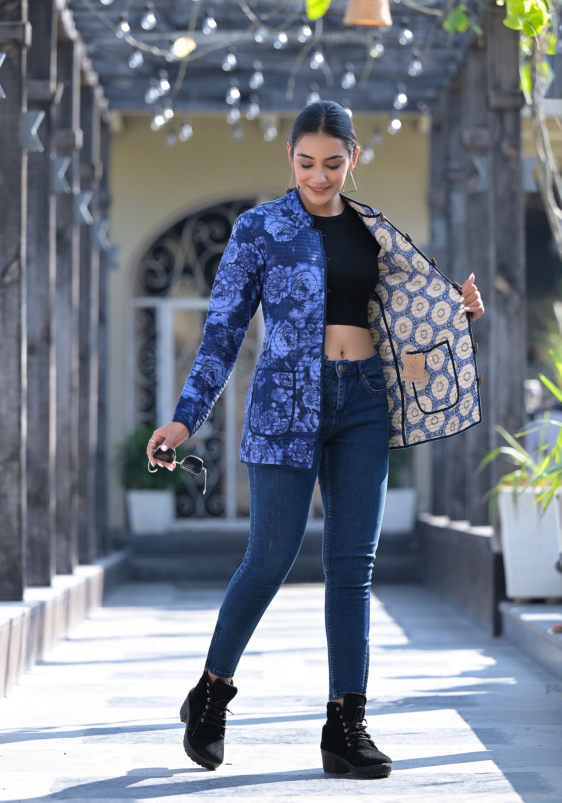 Reversible Rayon Rose Jack