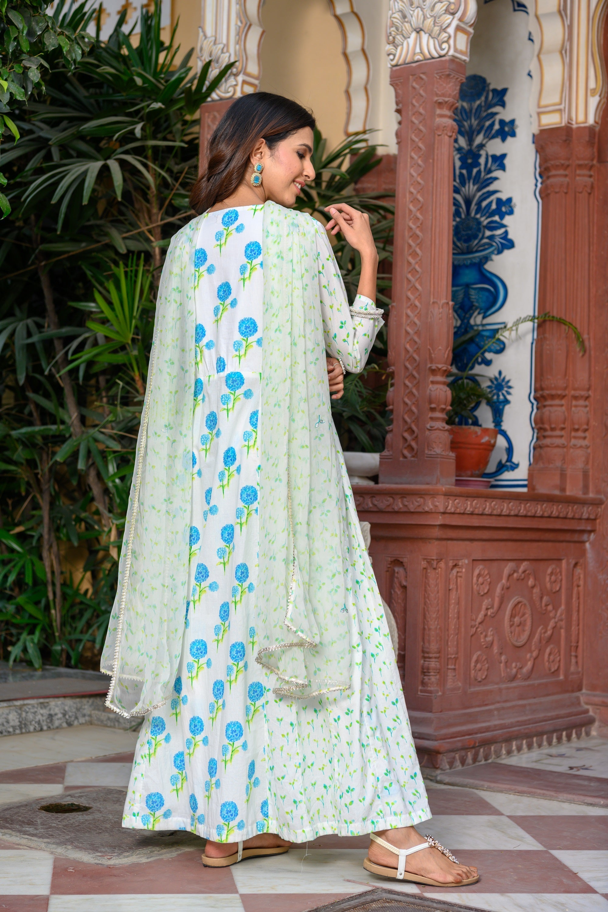 Marigold Kali Kurta Set-3pcs