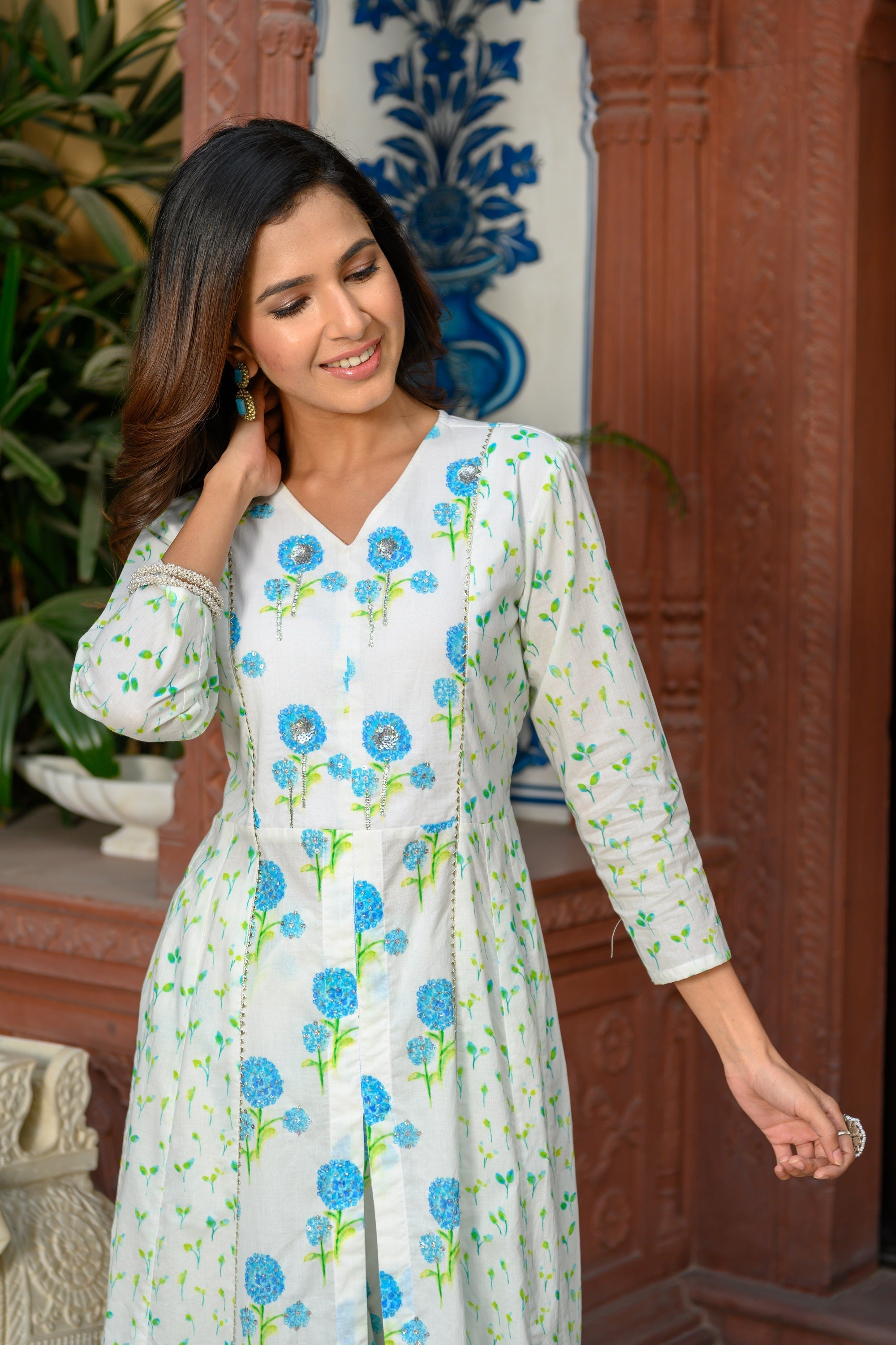 Marigold Kali Kurta Set-2pcs