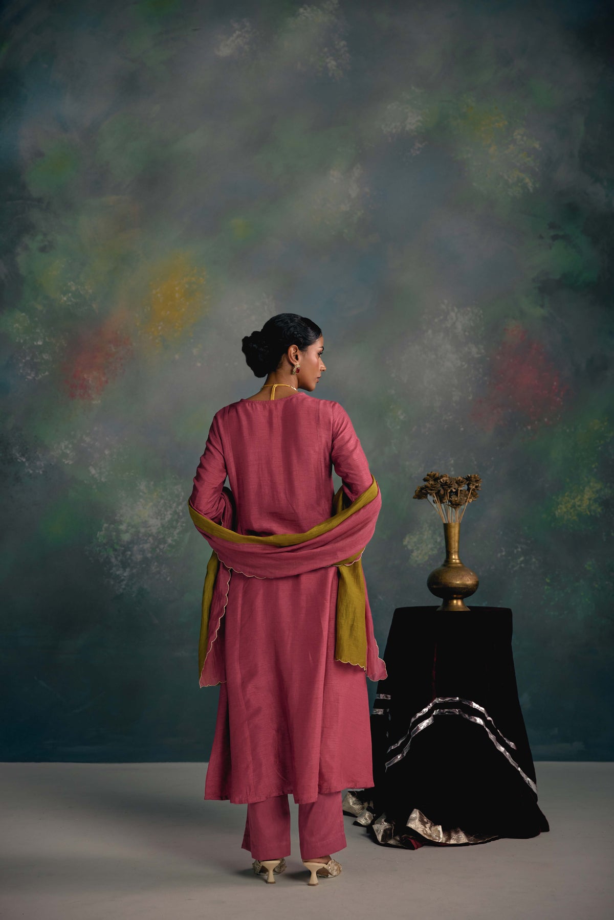 Aks Rose Pink Kurta Set