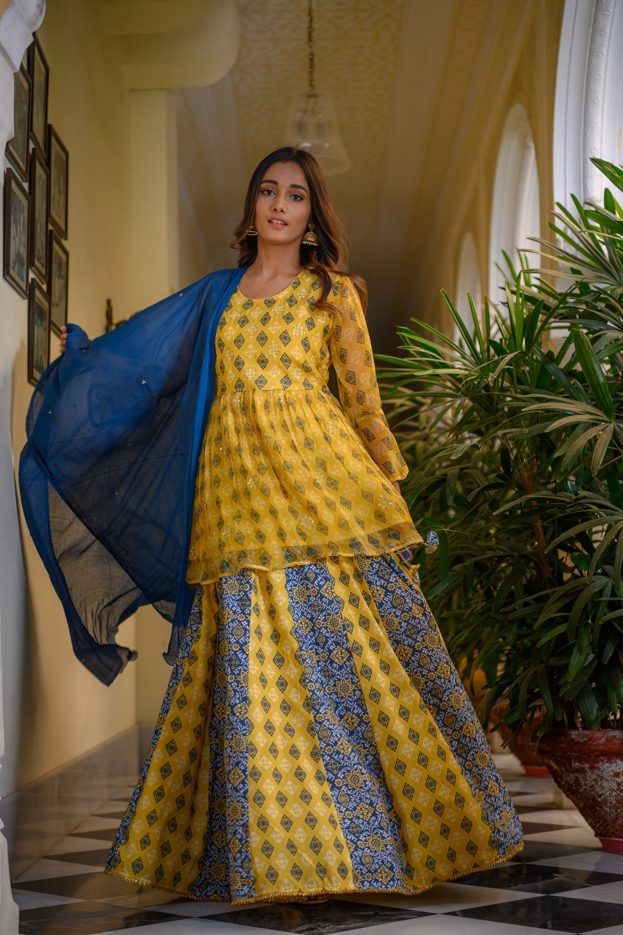 Dual Patch Skirt-3pcs