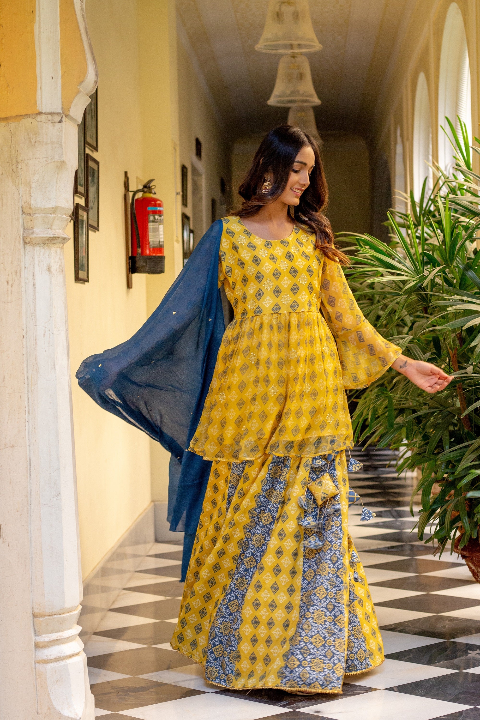 Dual Patch Skirt-3pcs