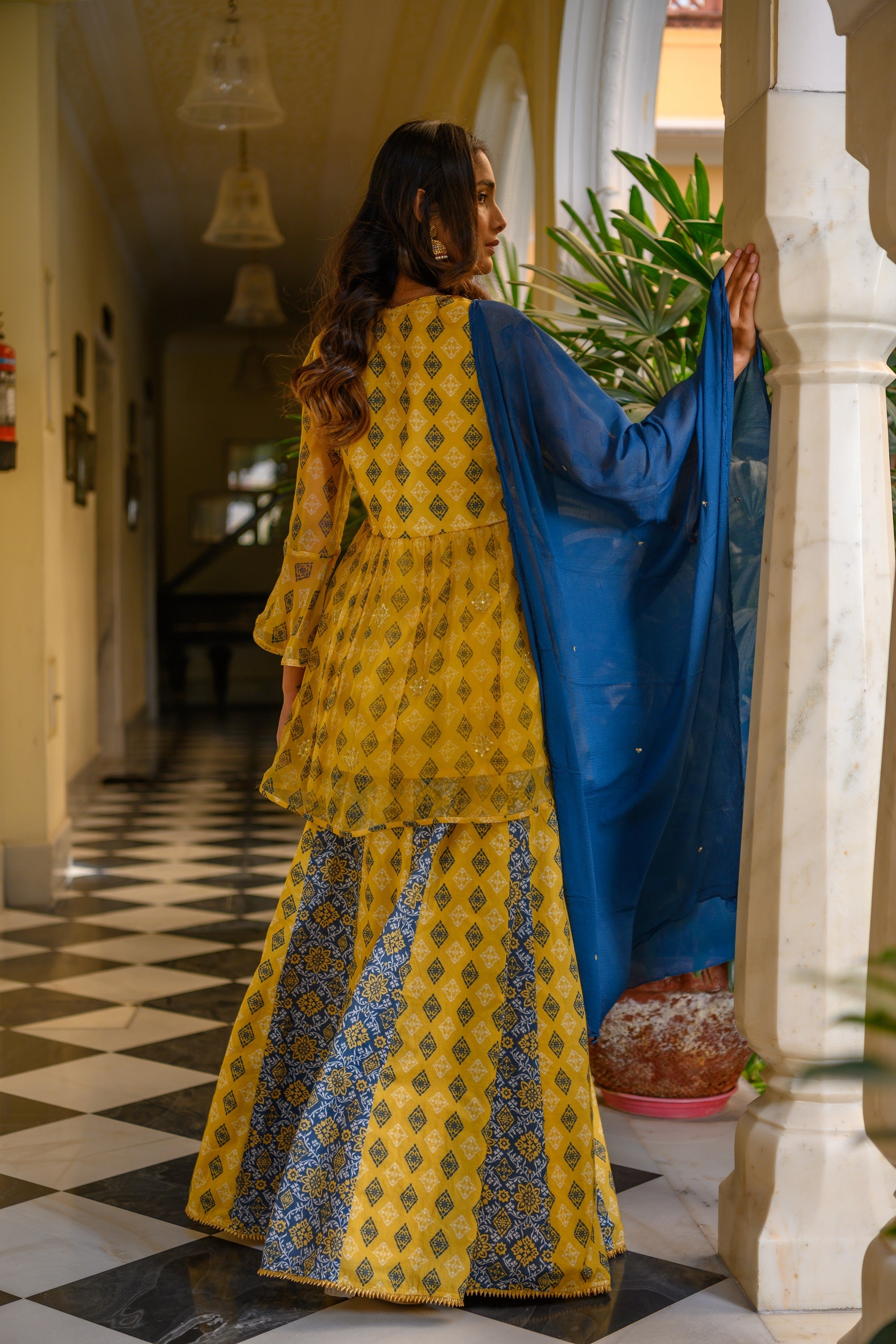 Dual Patch Skirt-3pcs