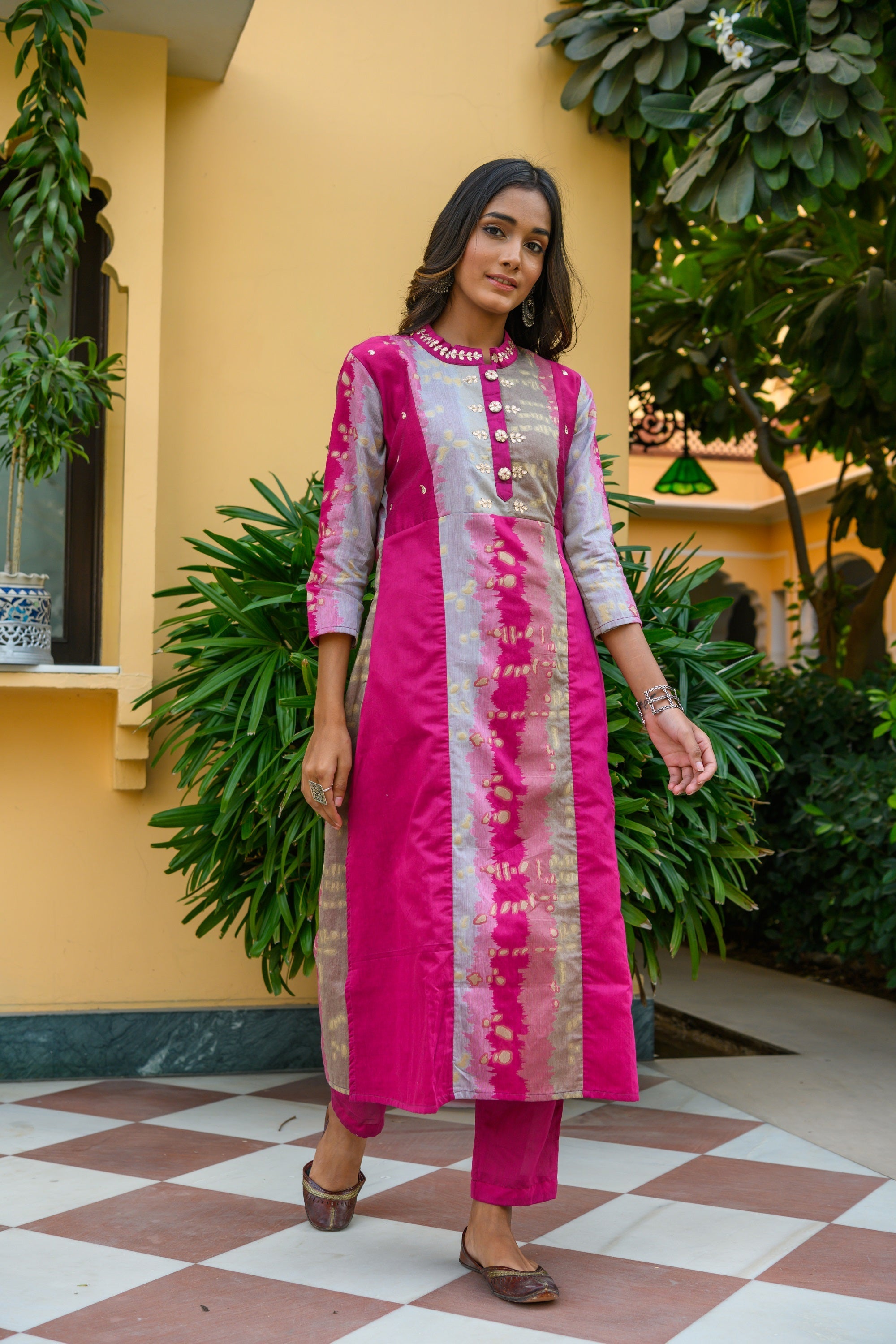 Rich Fuschia Kurta