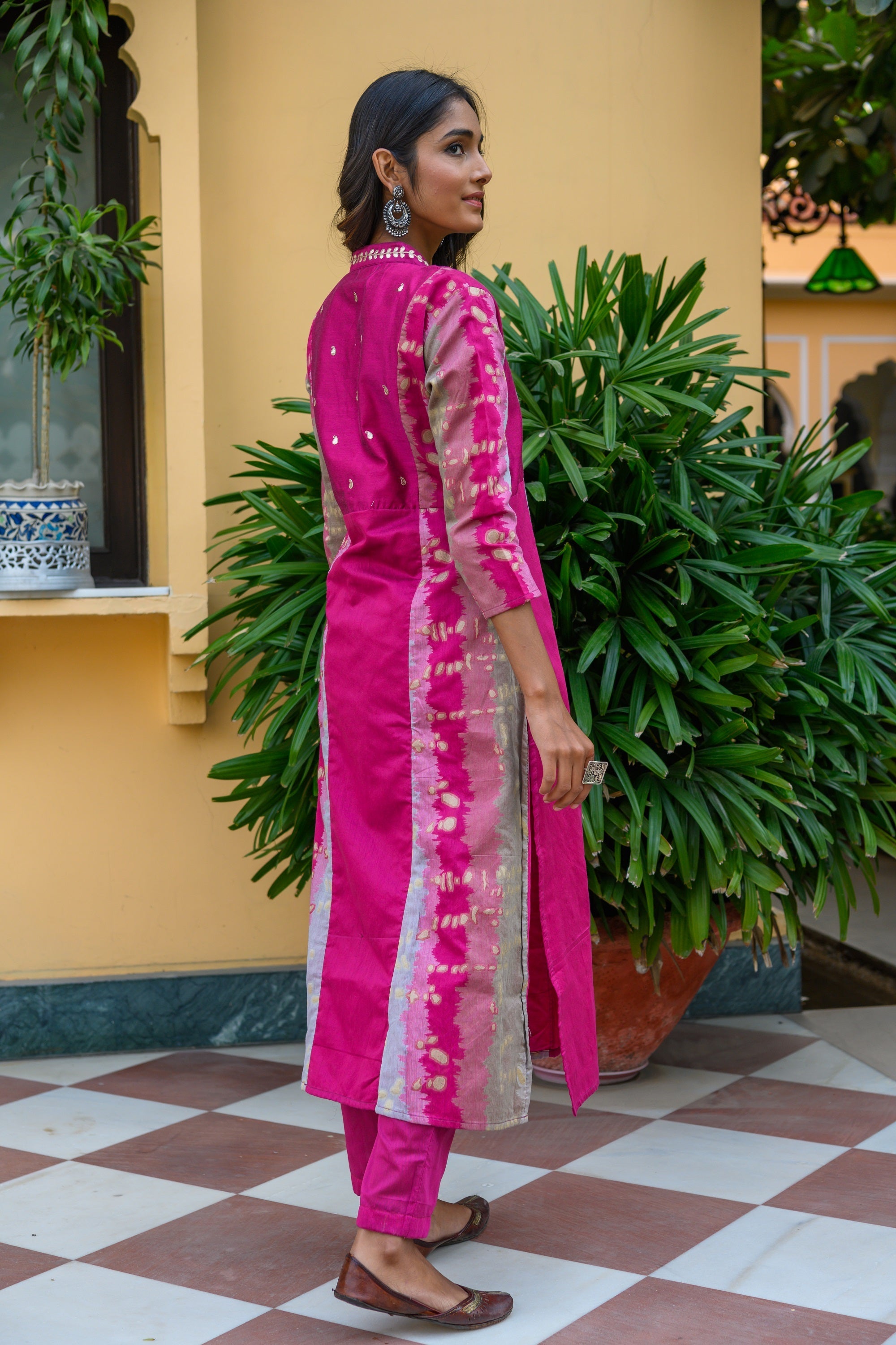 Rich Fuschia Kurta