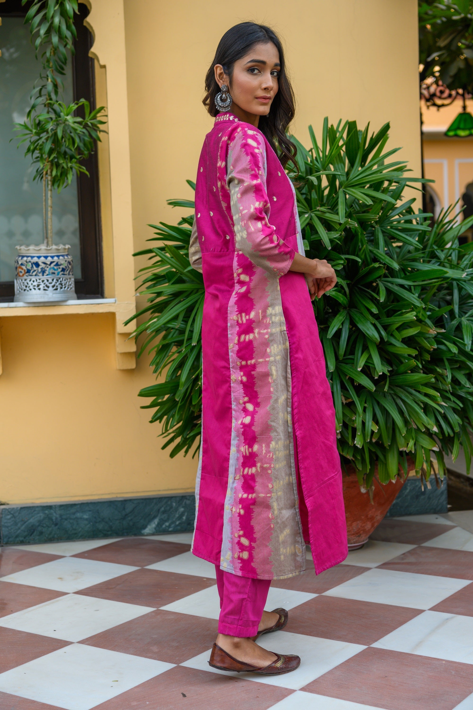 Rich Fuschia Kurta