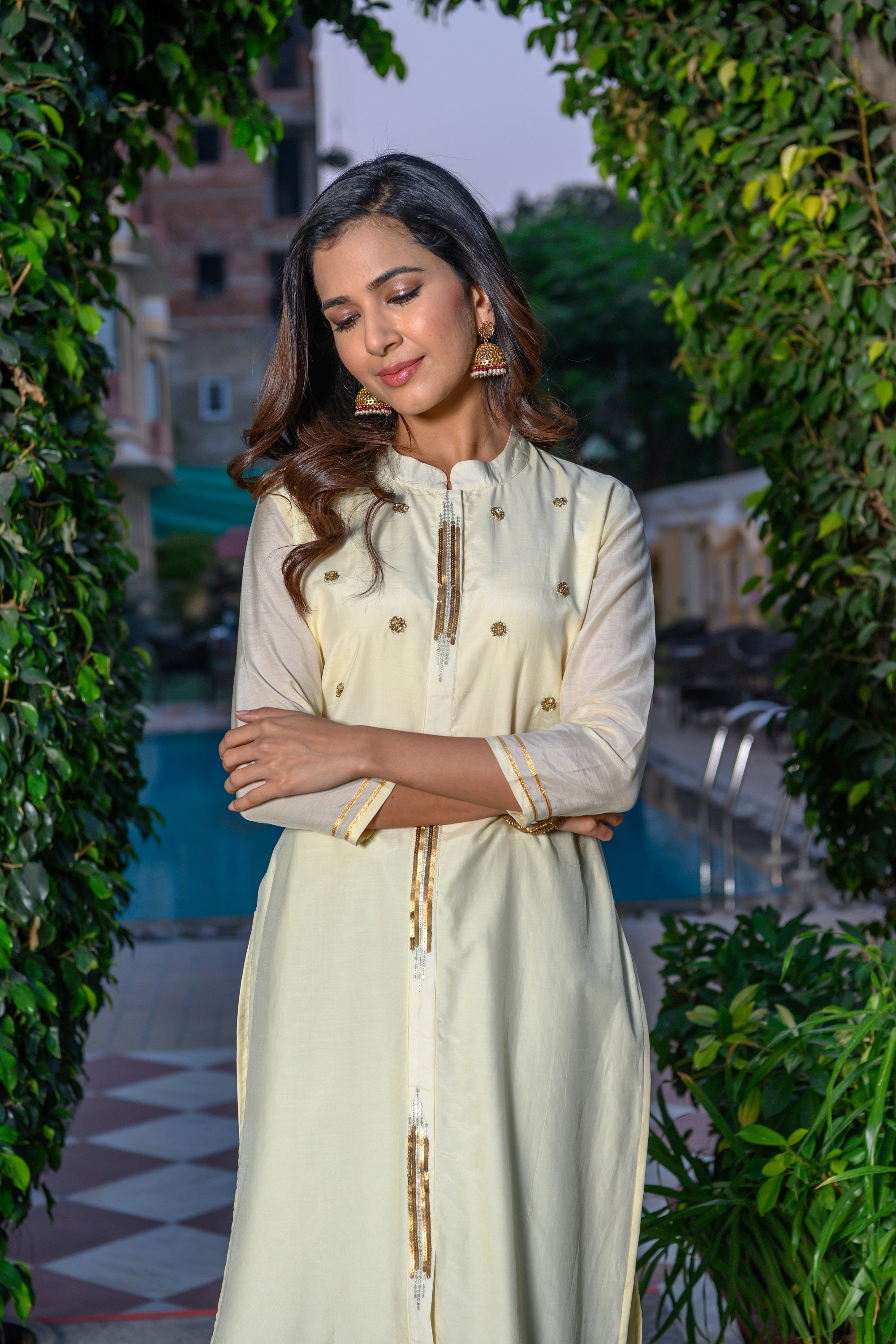 Gold Sequins set -2 pcs