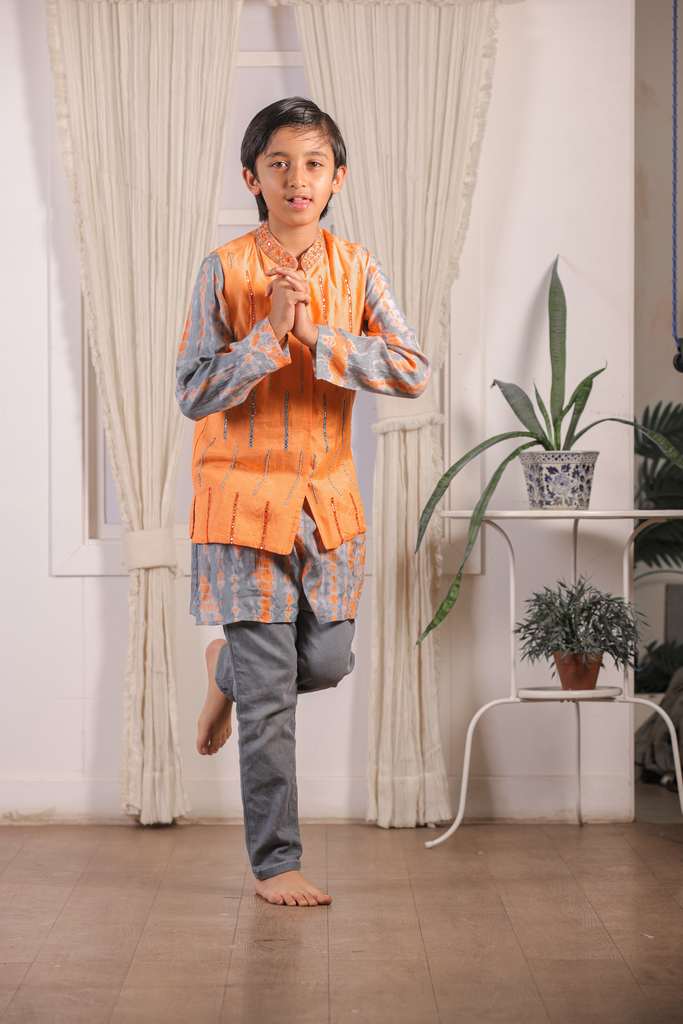 Dor boys kurta Jacket set-2pcs