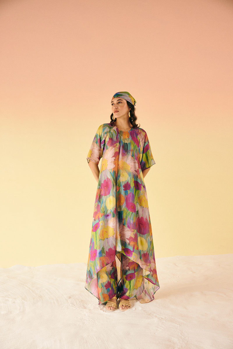 LAYERED KURTA WITH PANTS