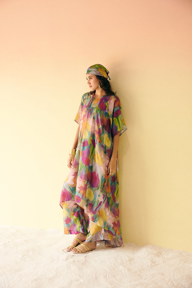 LAYERED KURTA WITH PANTS