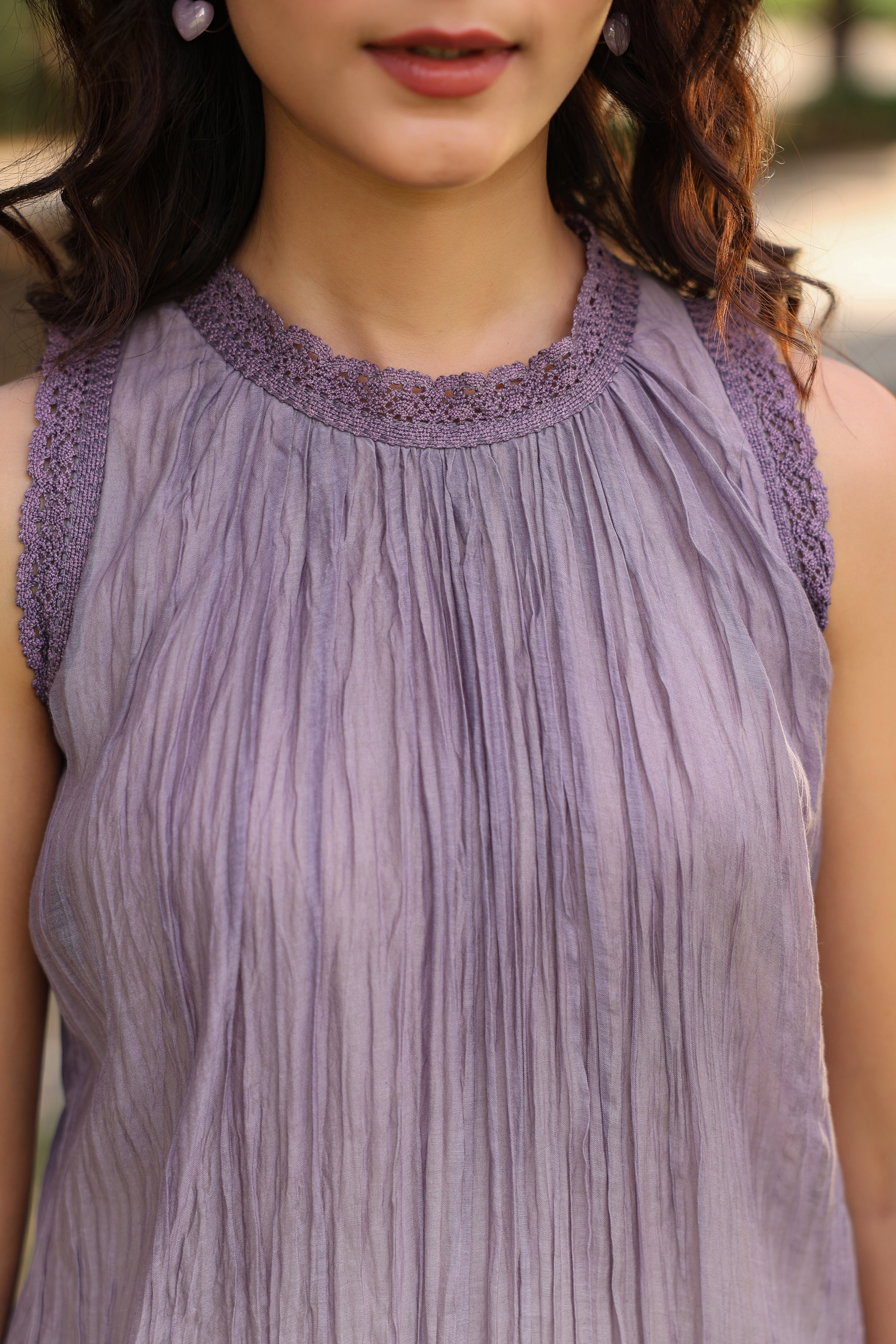 Gul Purple Ombre Long Coord Set