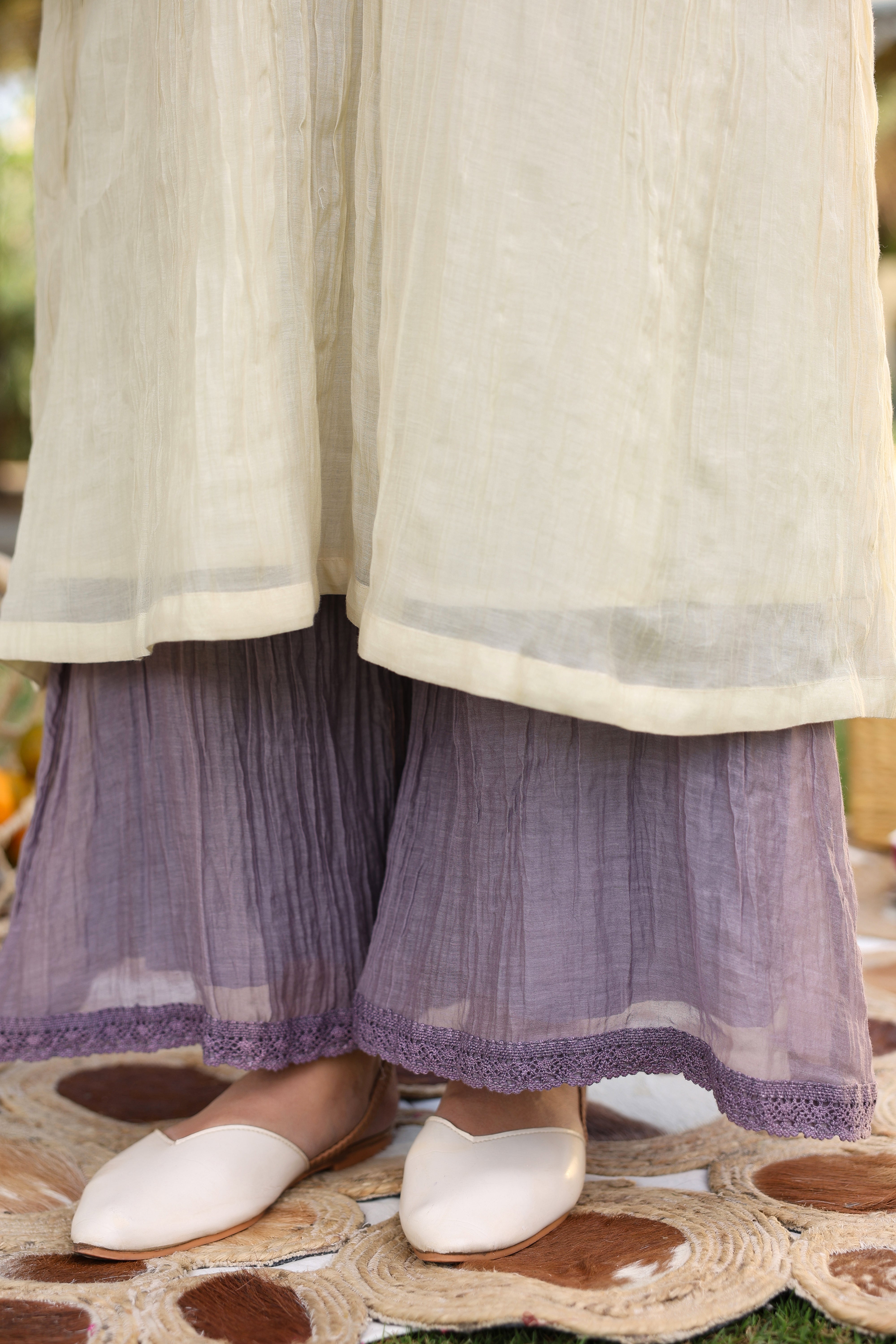 Gul Purple Ombre Long Coord Set