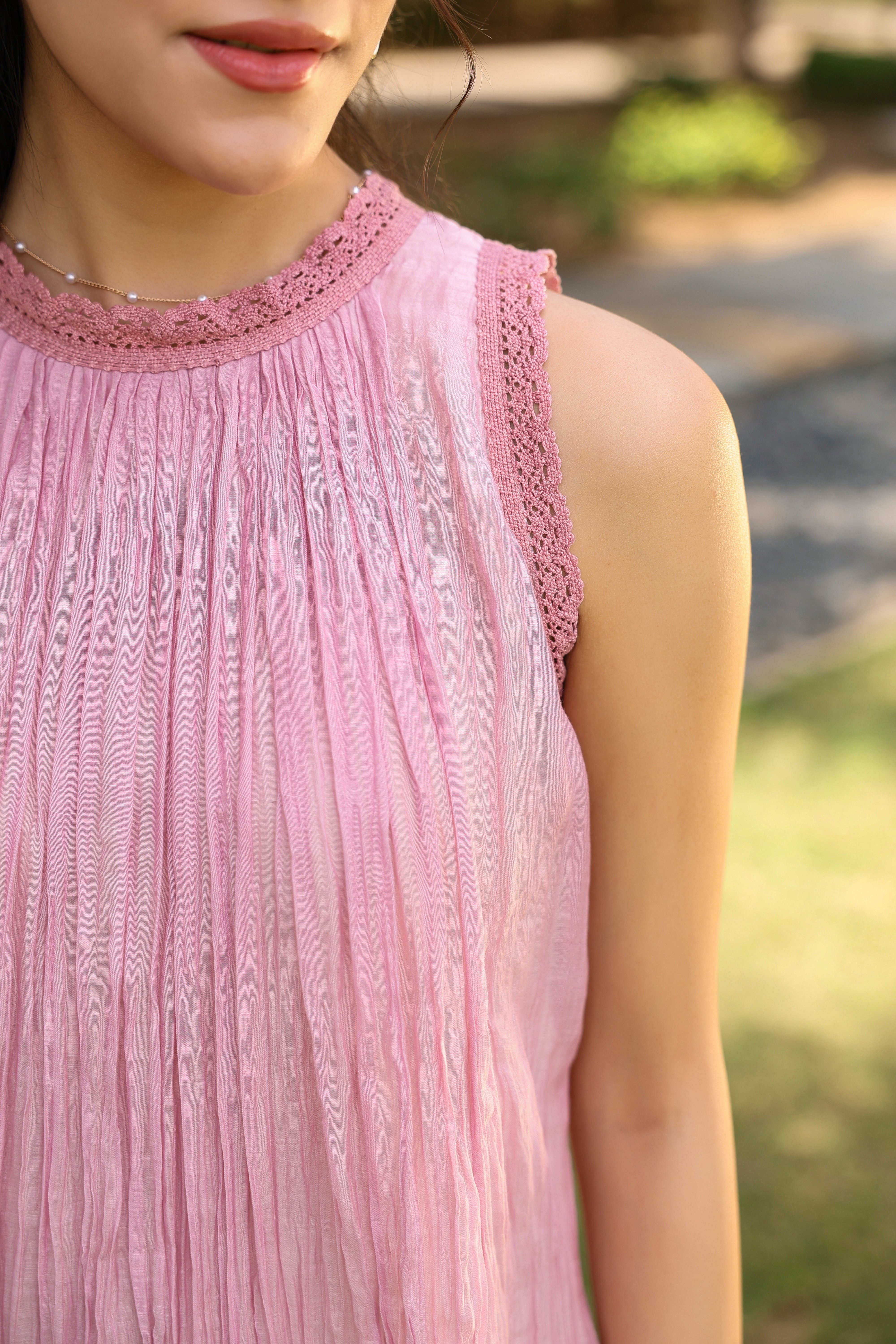 Gul Pink Ombre Long Coord Set