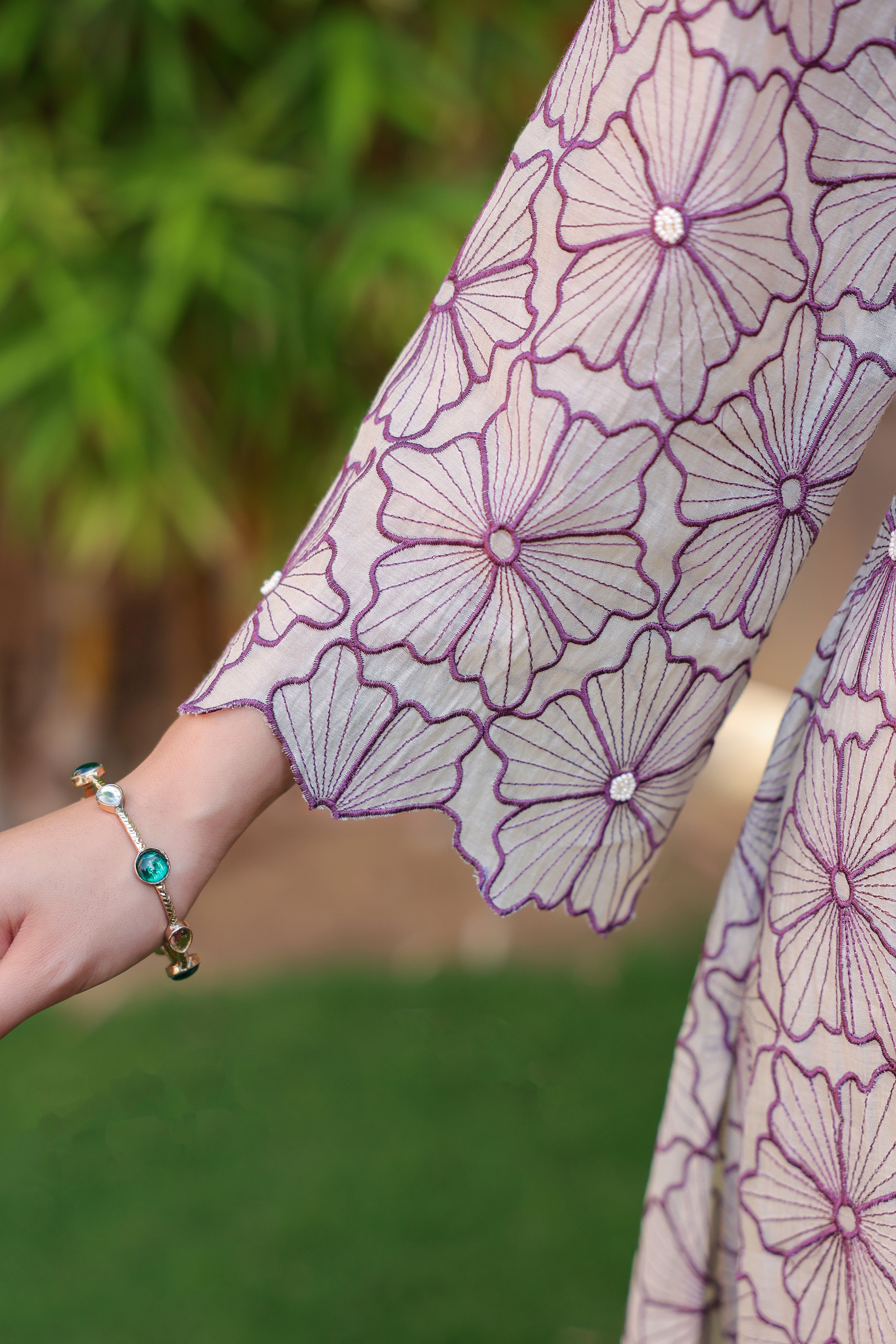 Gul Purple Farsi Set