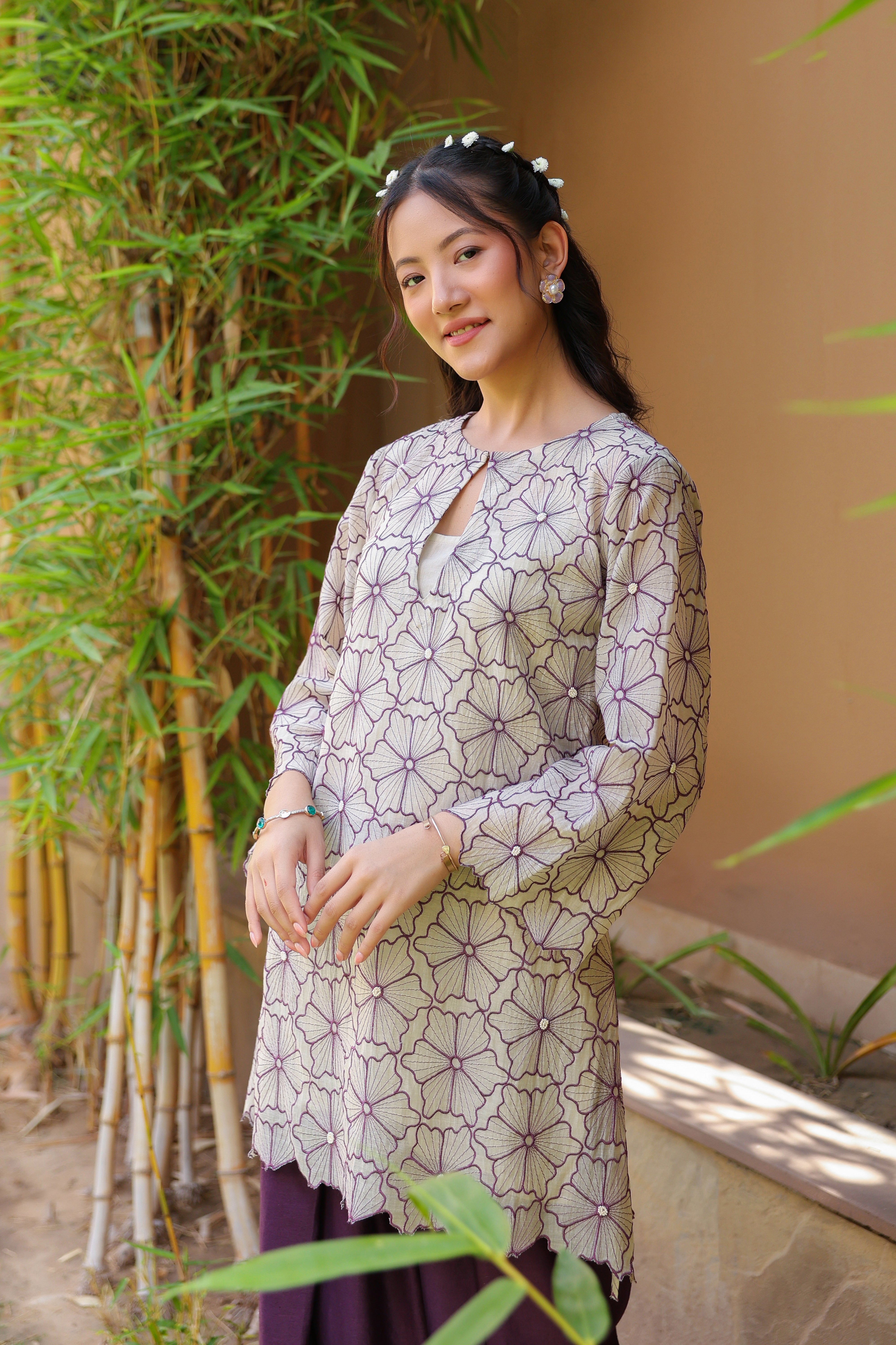 Gul Purple Farsi Set