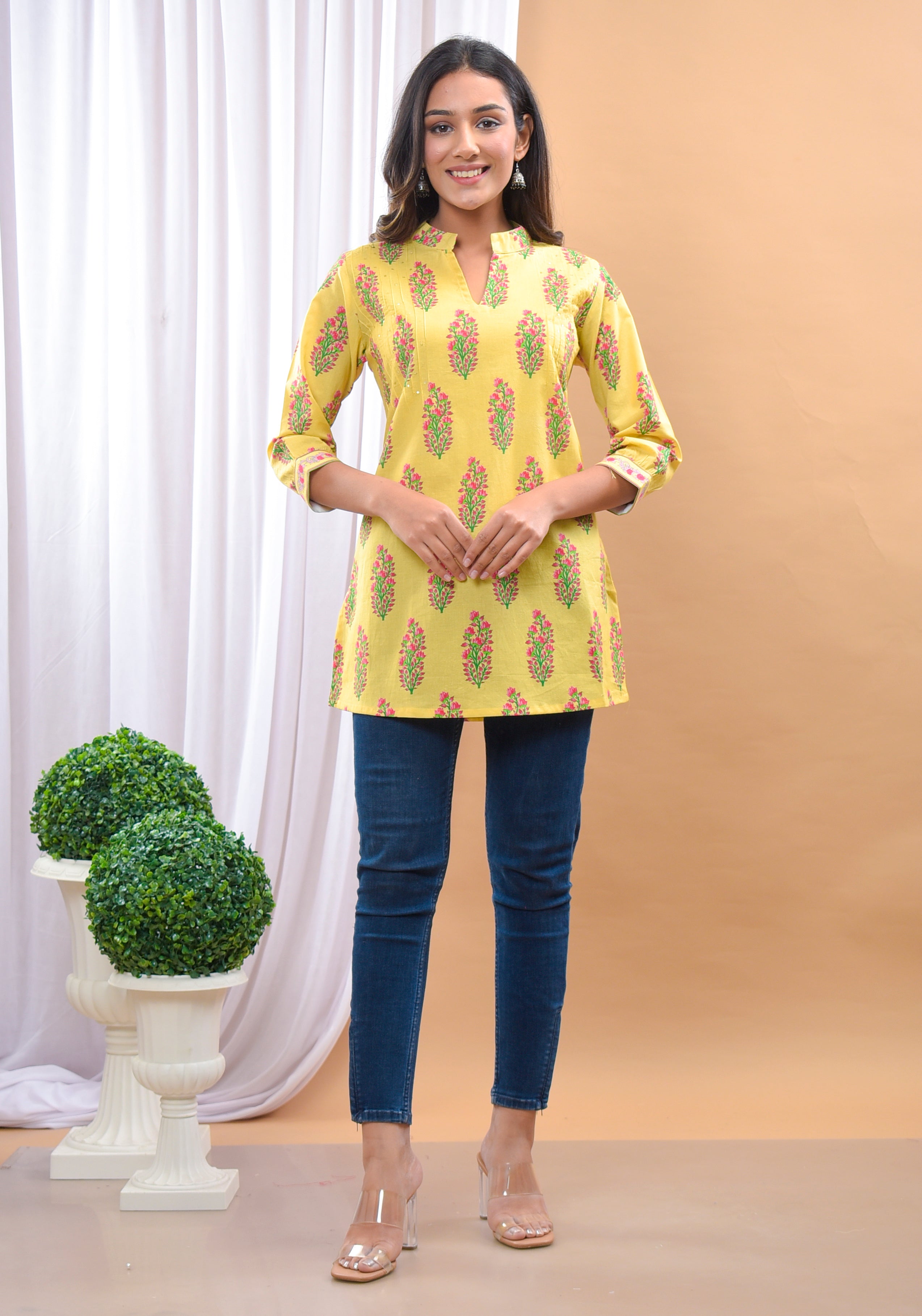 Six Flower Kurti
