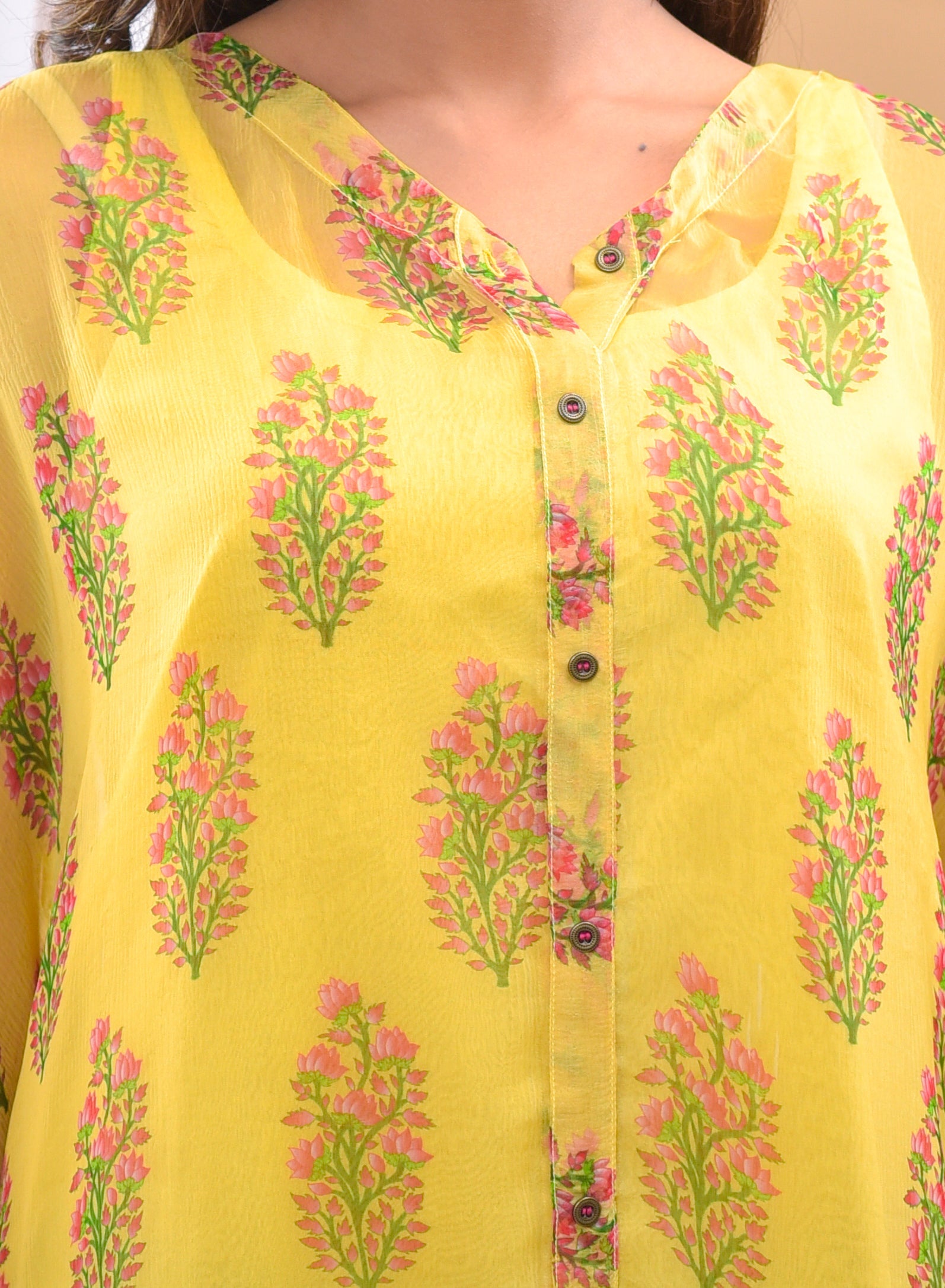 Six Flower Buti Kaftan-2pcs