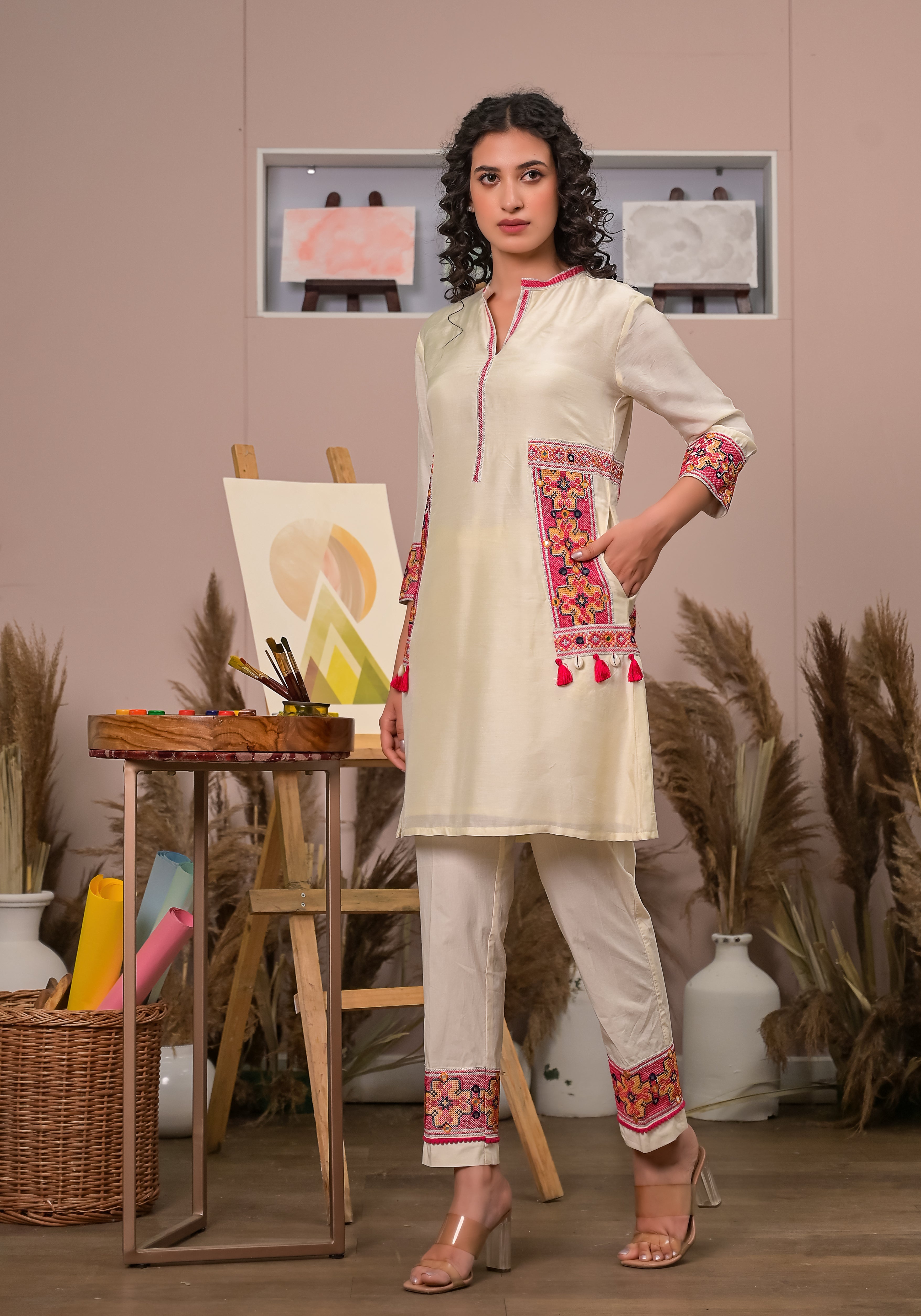 Sultry Beige Pocket Co-Ord (Set of 2)