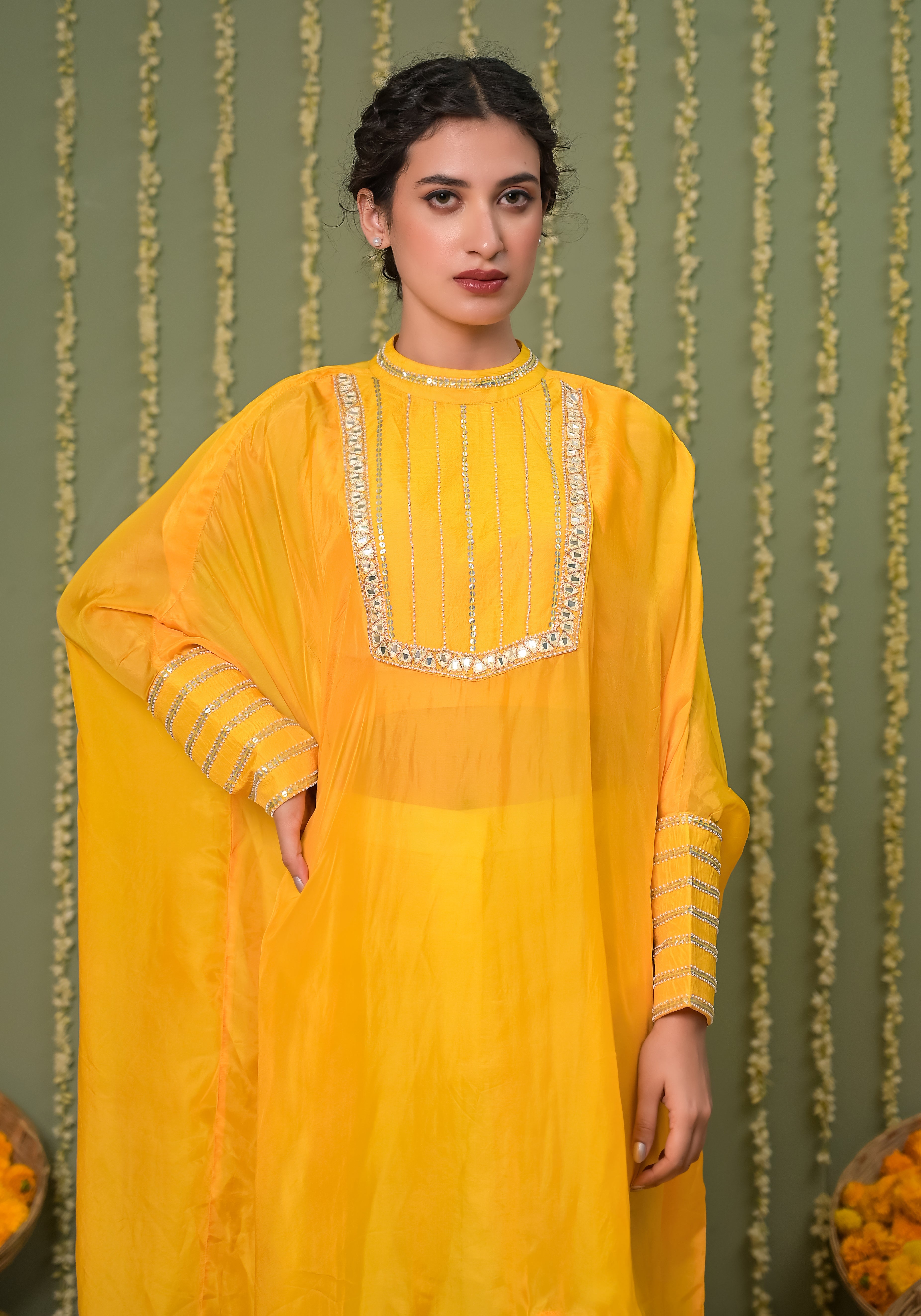 Amiya Kaftan Set-3Pcs