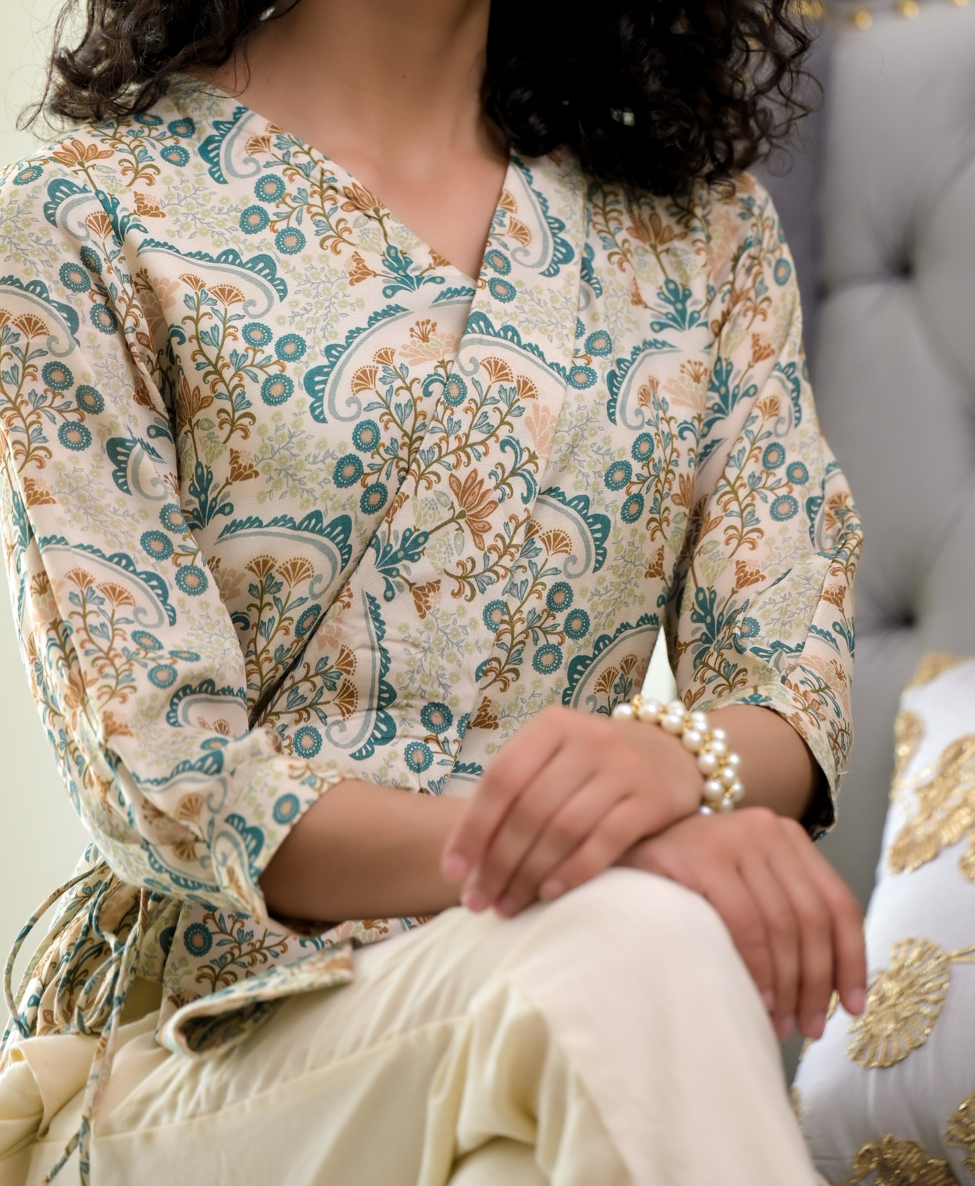 Tie Up Kurta - 2Pcs