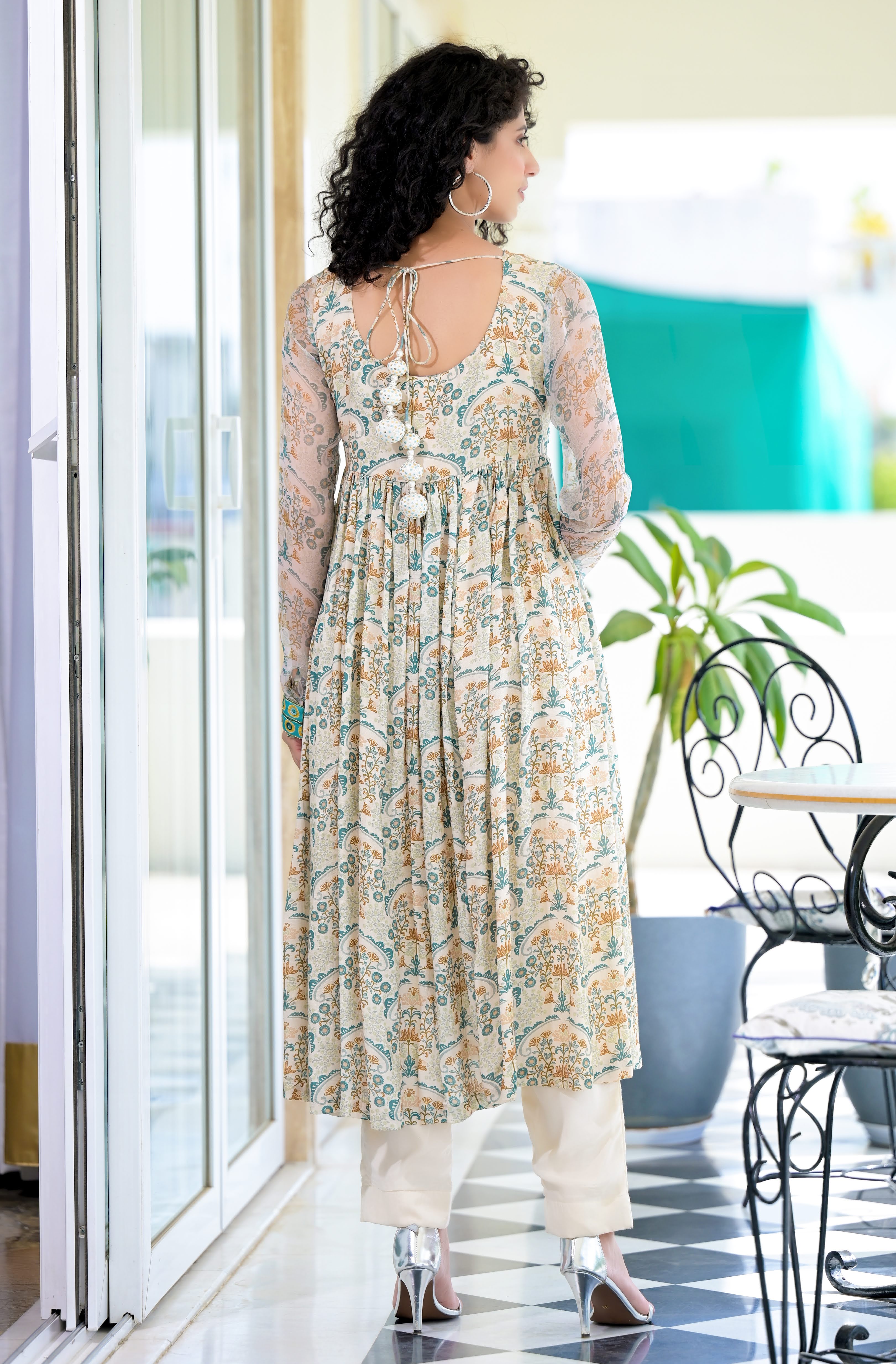 Anarkali Suit Set - 3Pcs