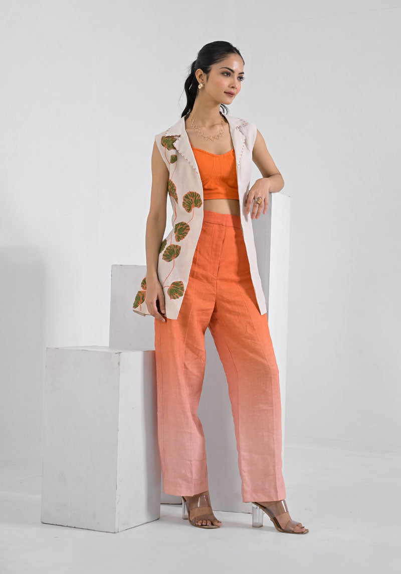 Breeze Orange Jacket  Set-3pcs